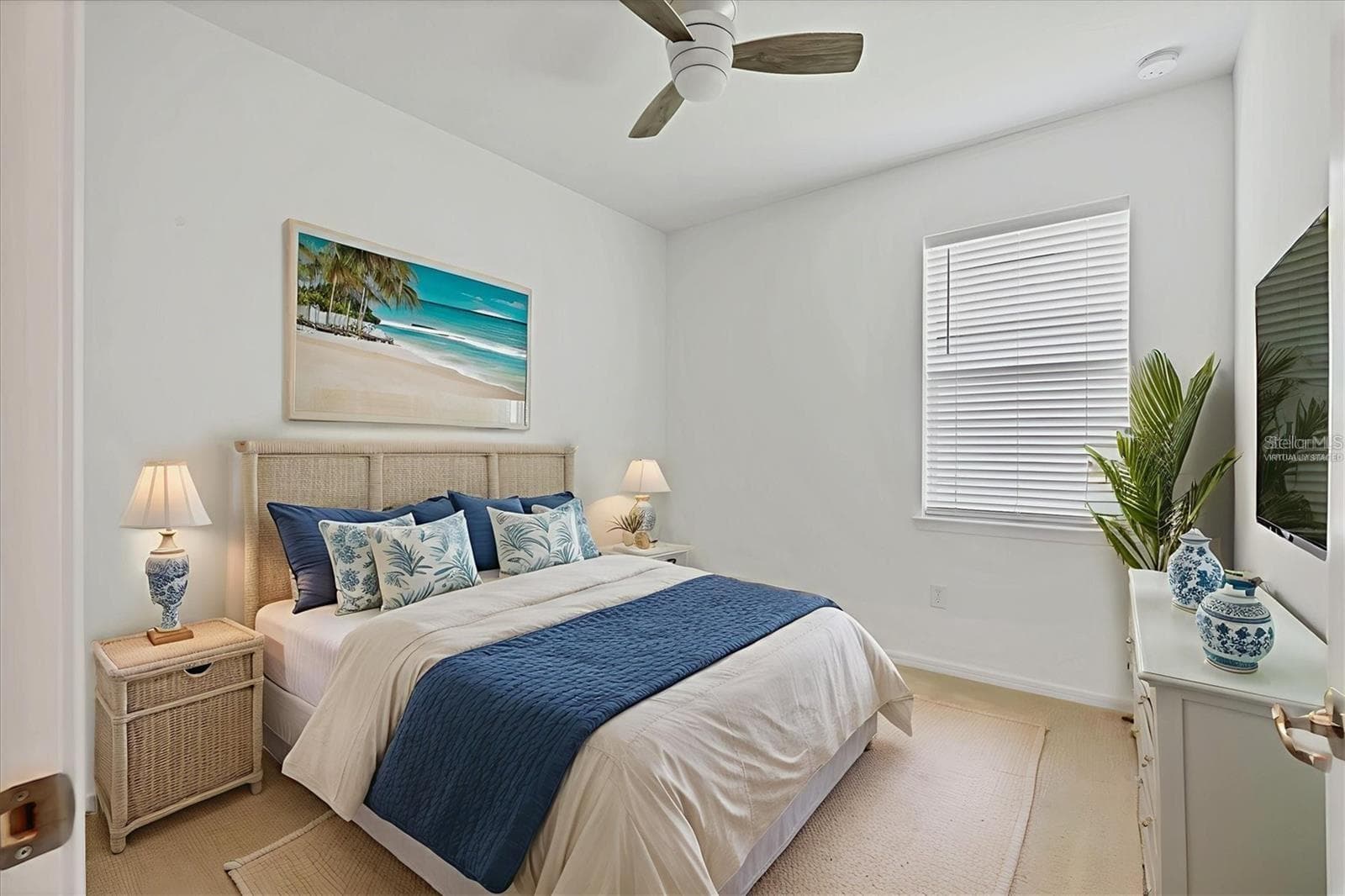 Virtually staged guest bedroom - 10434 SPRING TIDE WAY, PARRISH