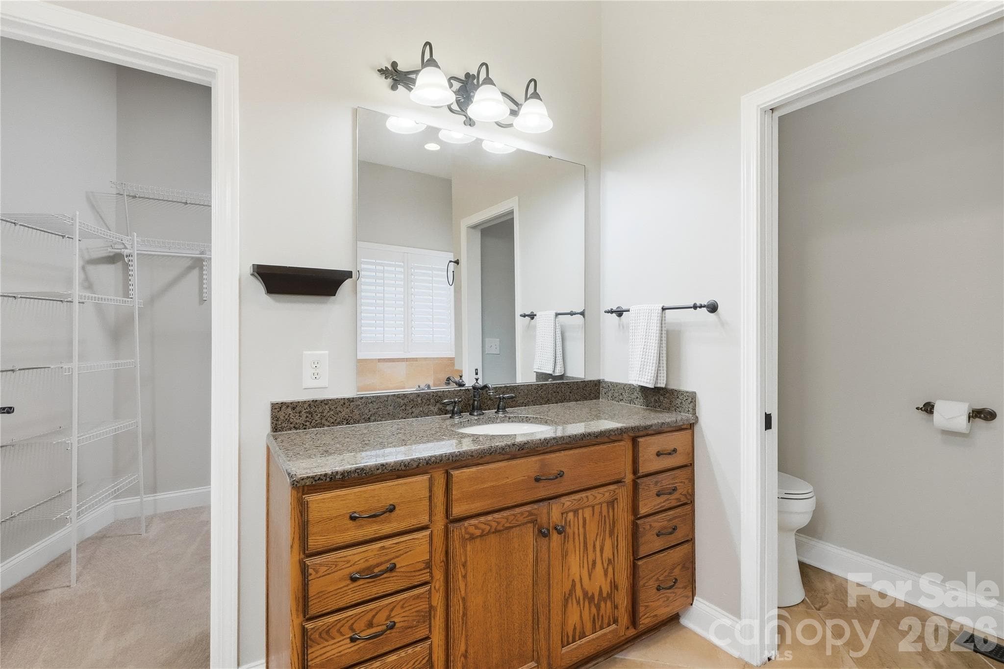 Primary Bath - Dual Vanity - 2469 Stoneview Court, Denver