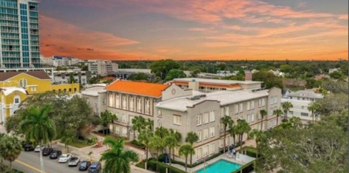 Ariel View of the Condo - 701 MIRROR LAKE DR N #120, ST PETERSBURG