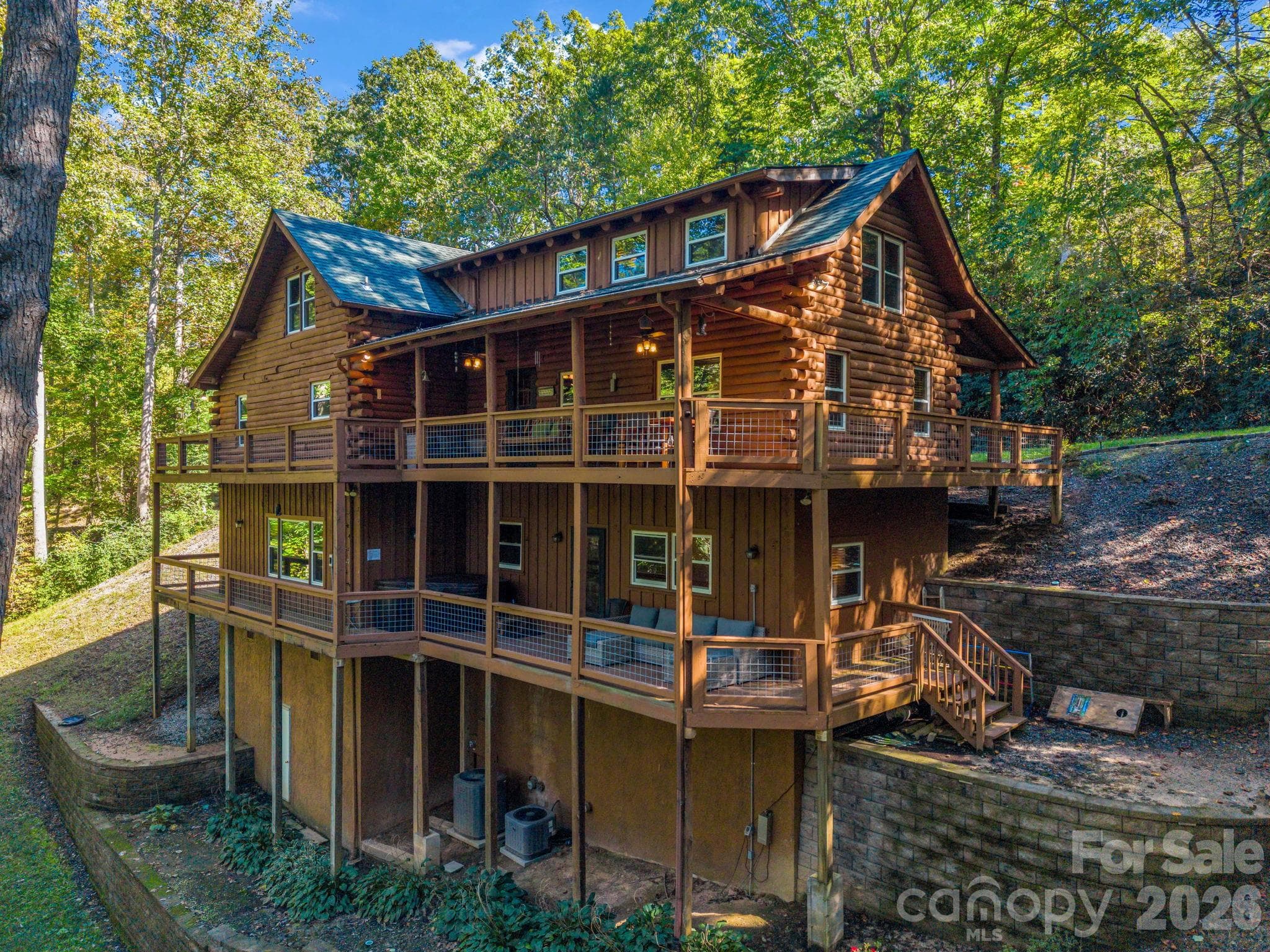 Side of house - 127 Cattail Road, Lake Lure
