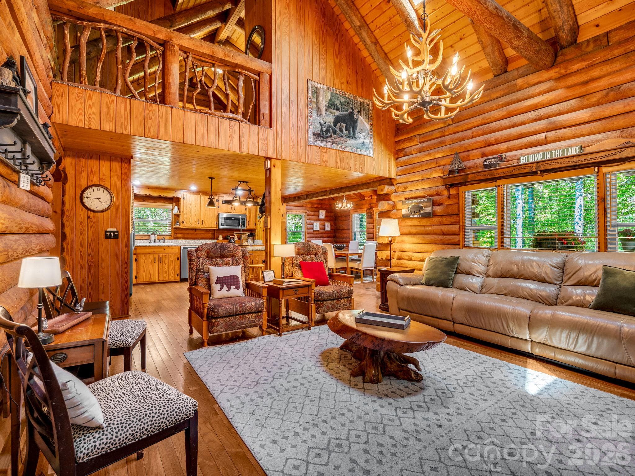 Living Room - 127 Cattail Road, Lake Lure