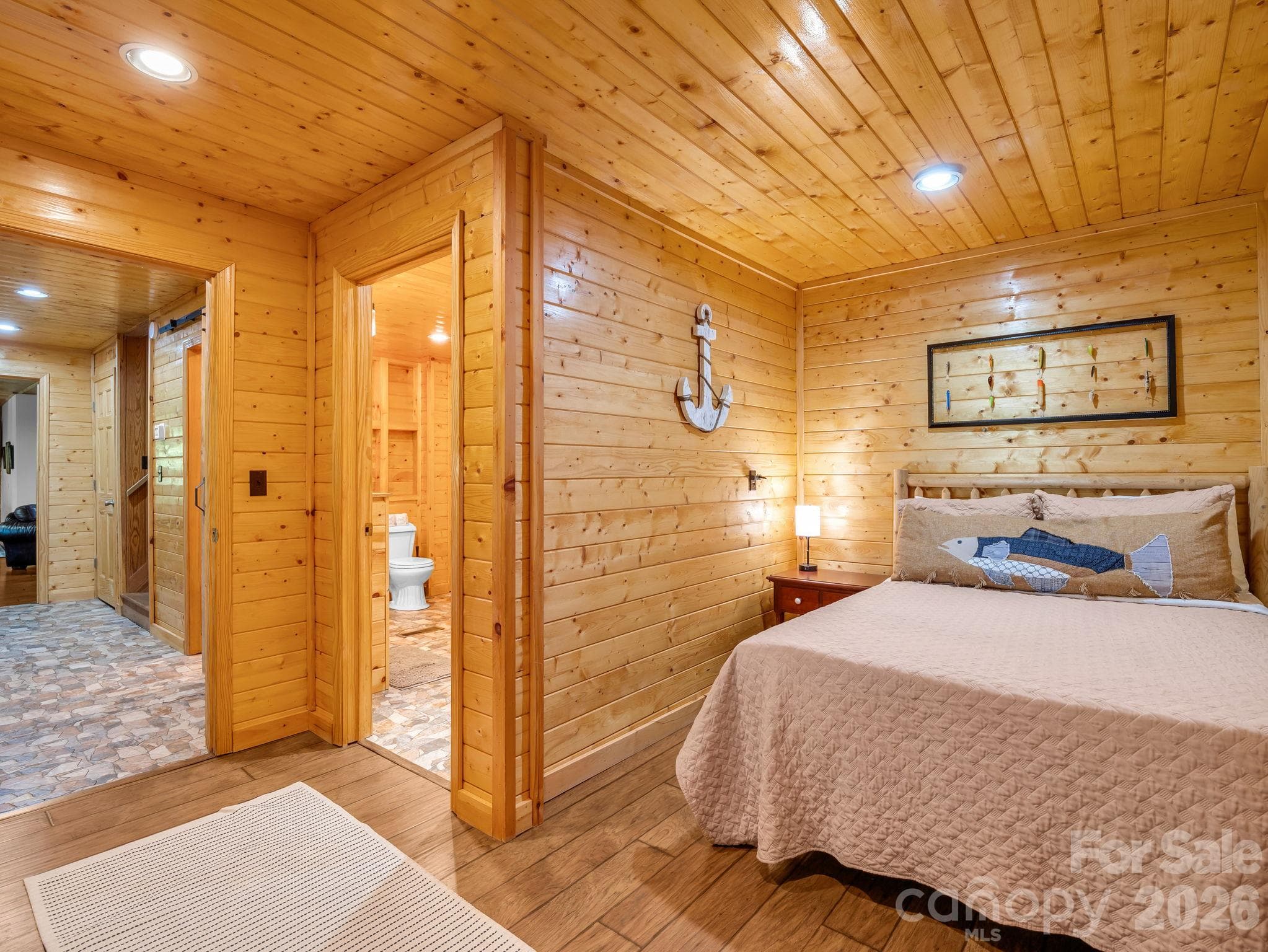 Downstairs Bedroom - 127 Cattail Road, Lake Lure