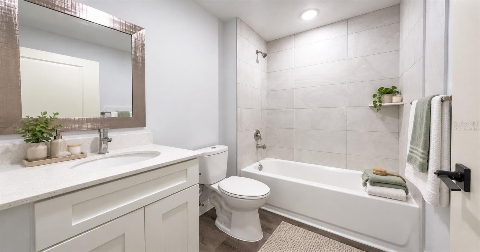 Virtually staged - bathroom. - 3724 SE 130TH PL, BELLEVIEW