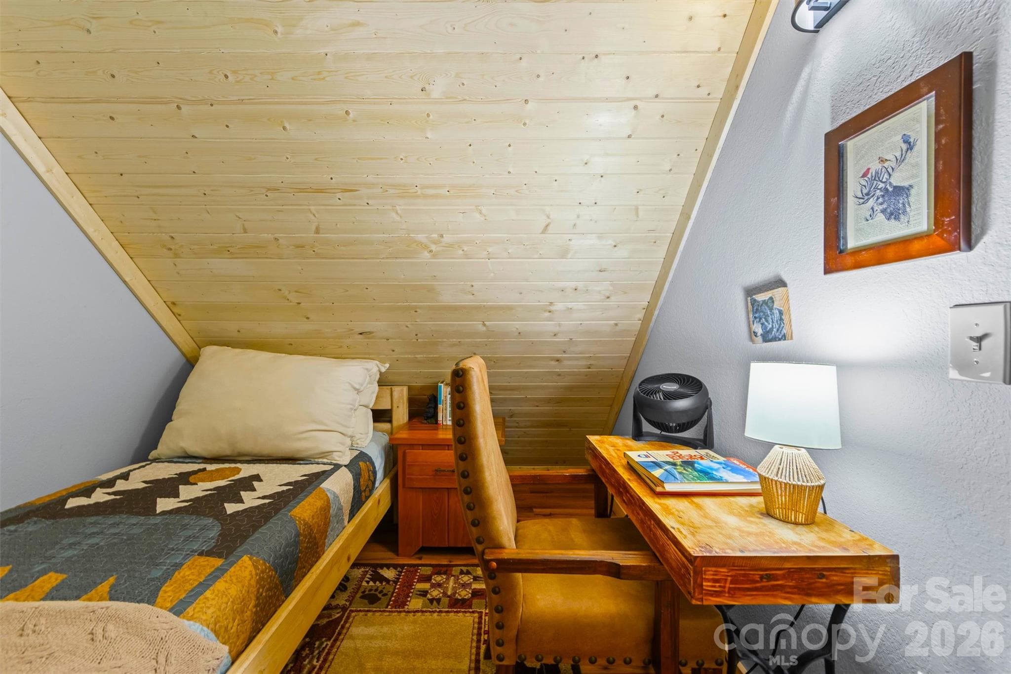 Office decorated as a 4th sleeping area - 588 Panoramic Loop, Maggie Valley