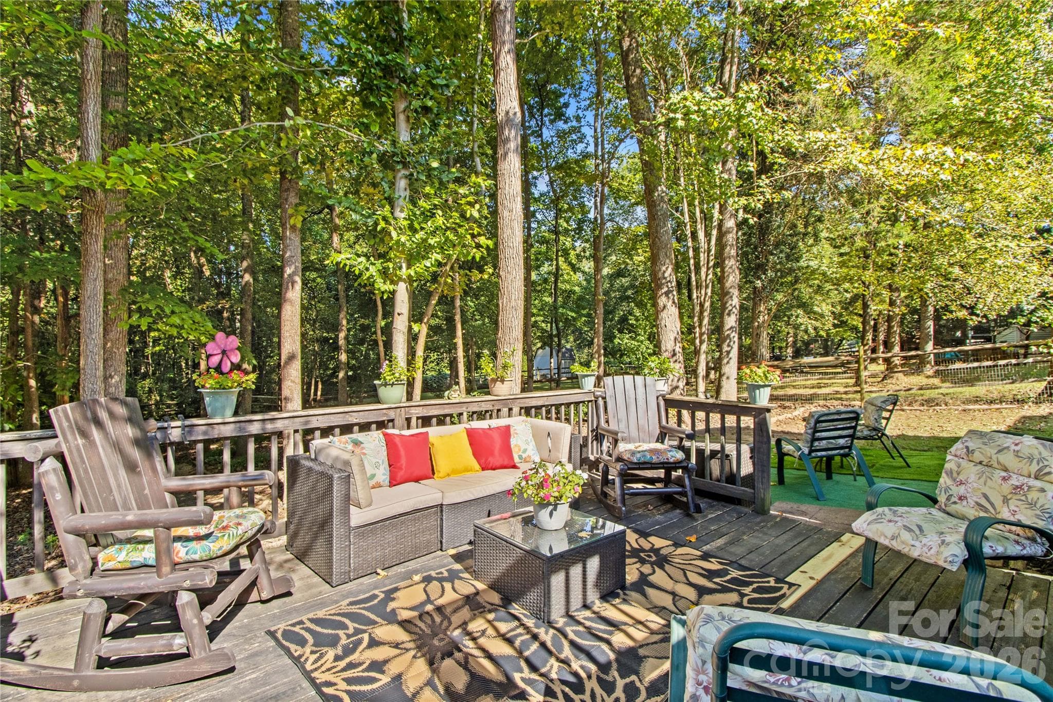 backyard deck - 133 Flowering Grove Lane, Mooresville