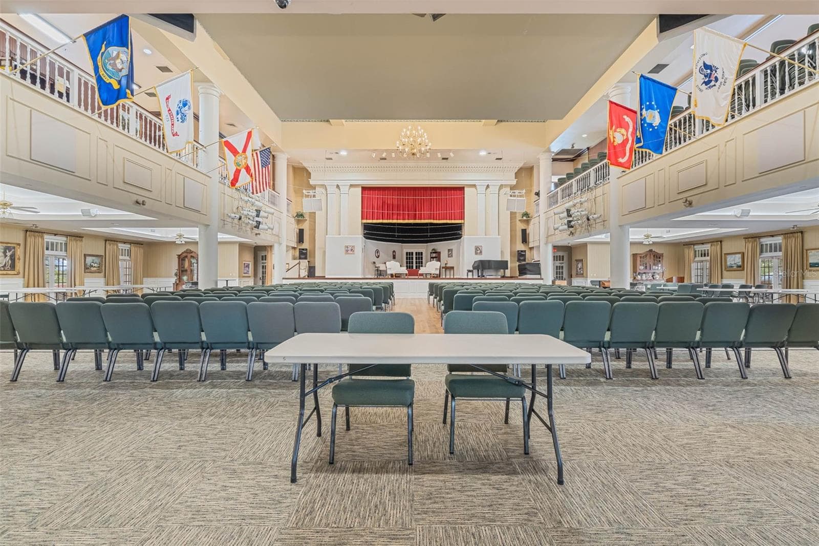 Community amenity: main hall with stage, balcony and theater seating - 25038 CLIFFORD HL, LEESBURG