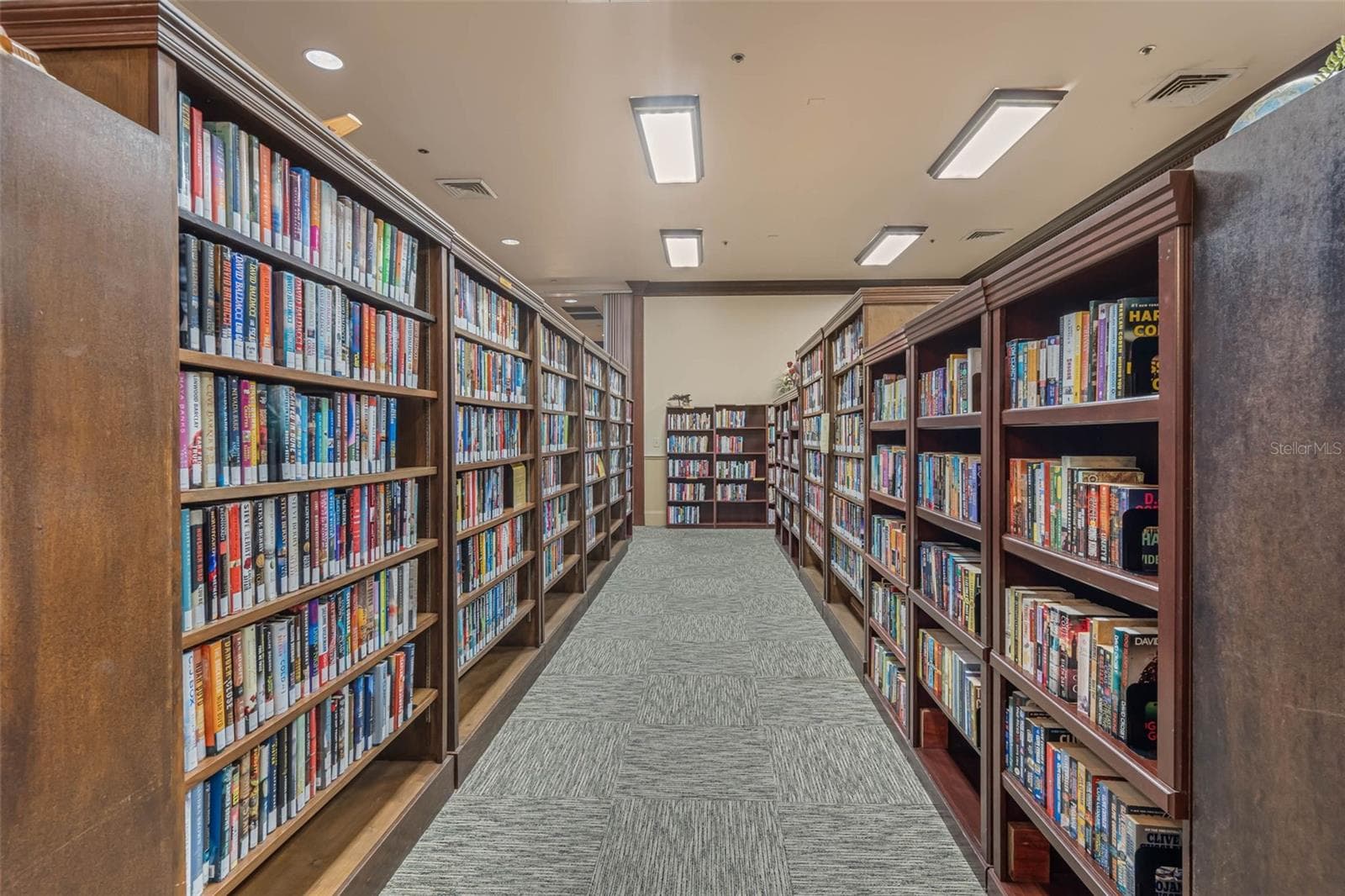 Community amenity: library stacks - 25038 CLIFFORD HL, LEESBURG