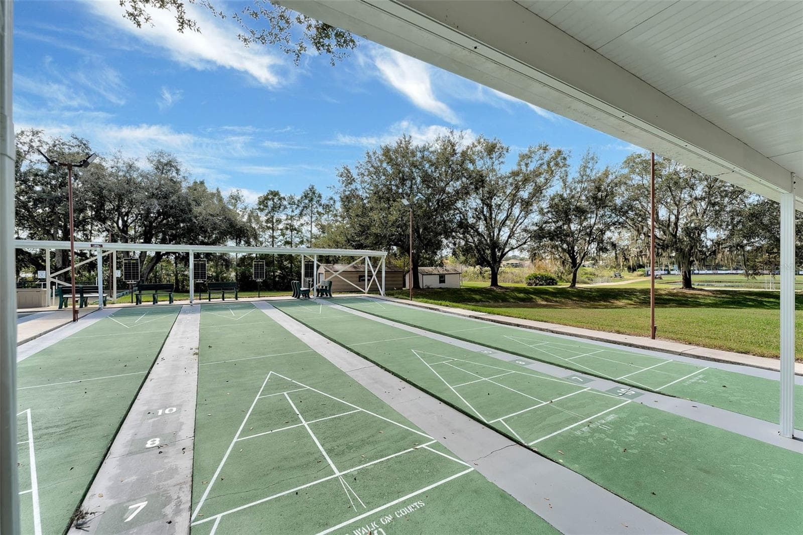 Community amenity: covered shuffleboard courts - 25038 CLIFFORD HL, LEESBURG