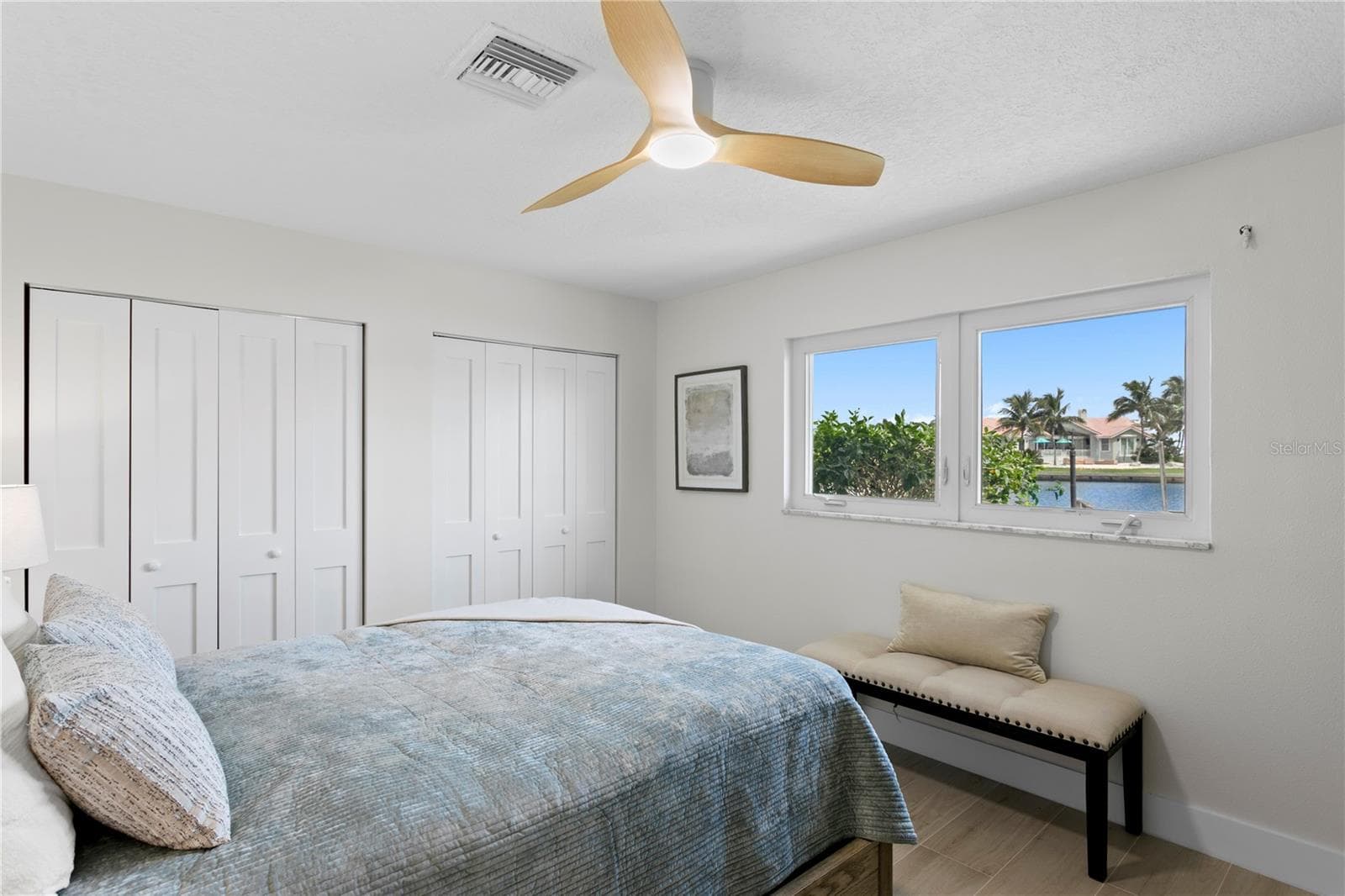 Spacious Bedroom with 2 closets and water views - 11625 6TH ST E, TREASURE ISLAND