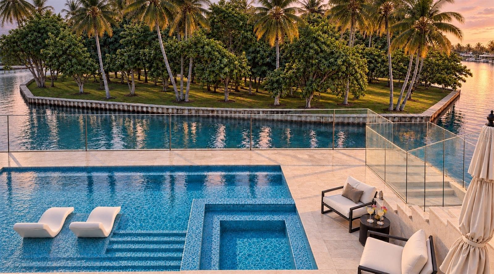 Island sunsets. Virtually staged. - 546 FREELING DR, SARASOTA