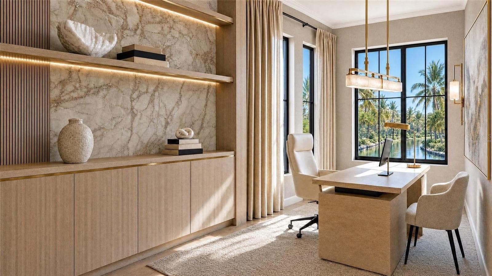 Office. Virtually staged. - 546 FREELING DR, SARASOTA