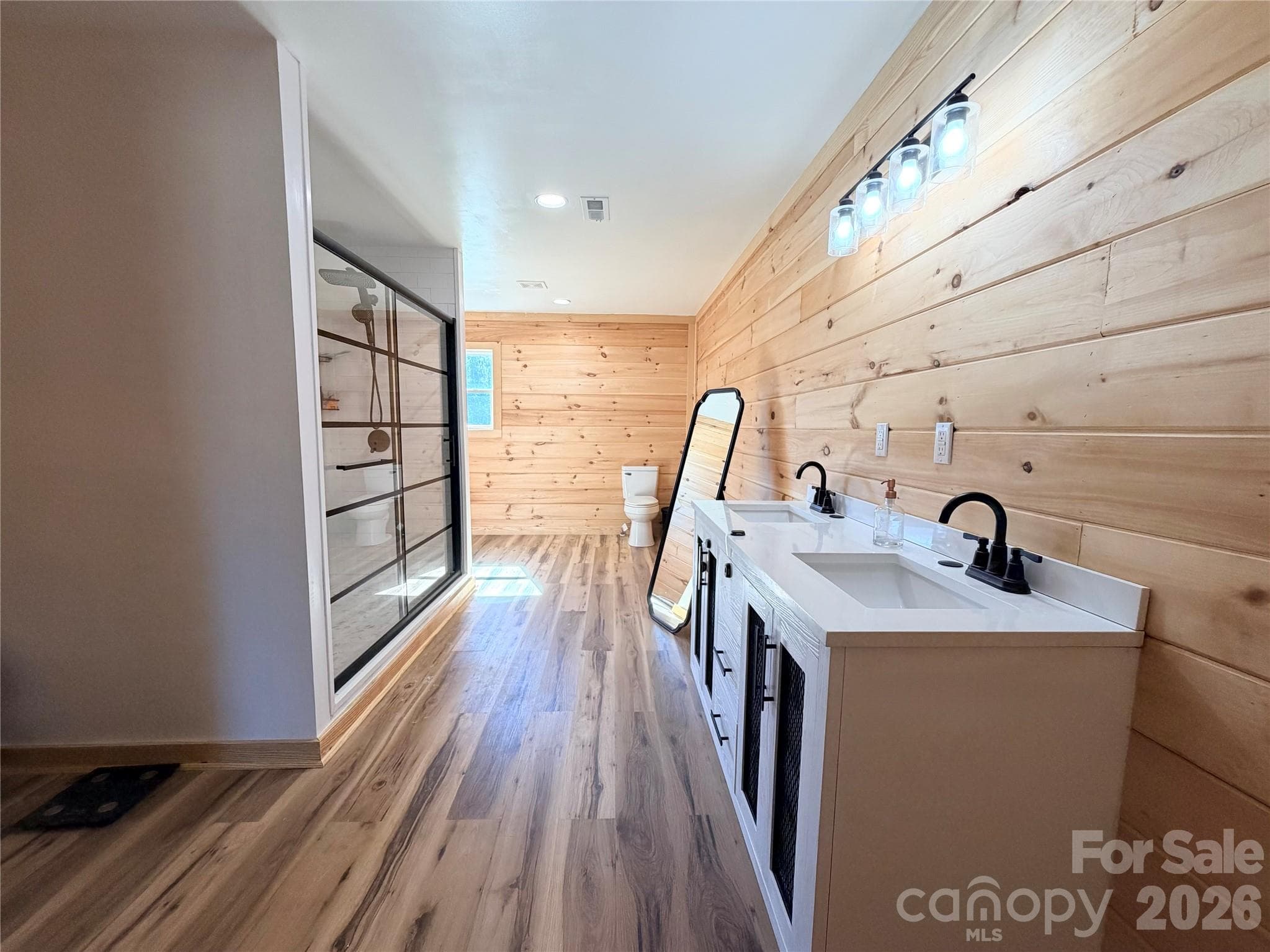 Primary Bathroom with Dual Sinks - 550 Dills Road, Rutherfordton