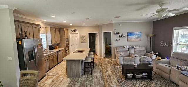 Kitchen and Living Room - 5652 HOLIDAY PARK BLVD, NORTH PORT