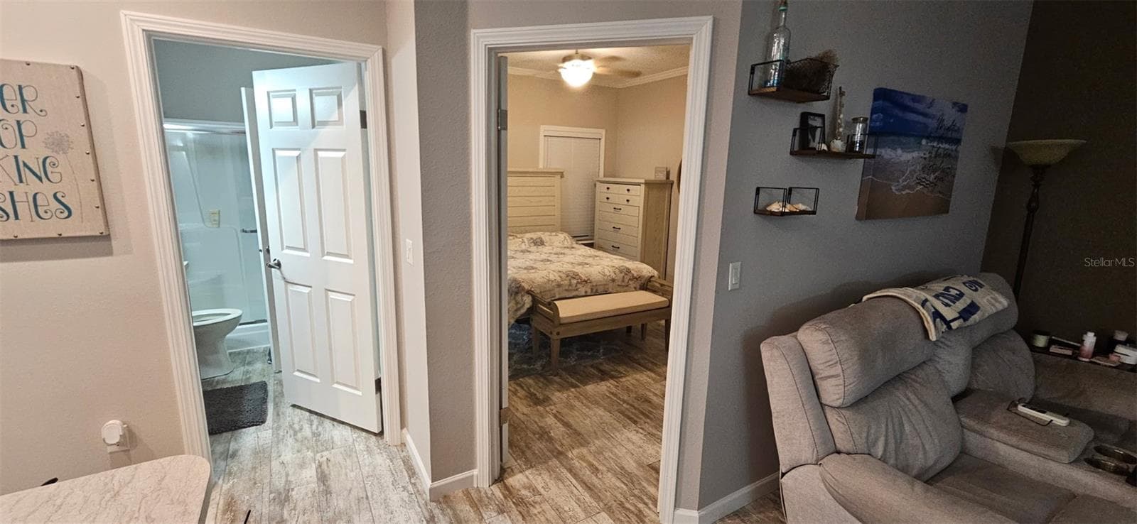 Showing Hall Bathroom, Bedroom #2 and Living Room - 5652 HOLIDAY PARK BLVD, NORTH PORT