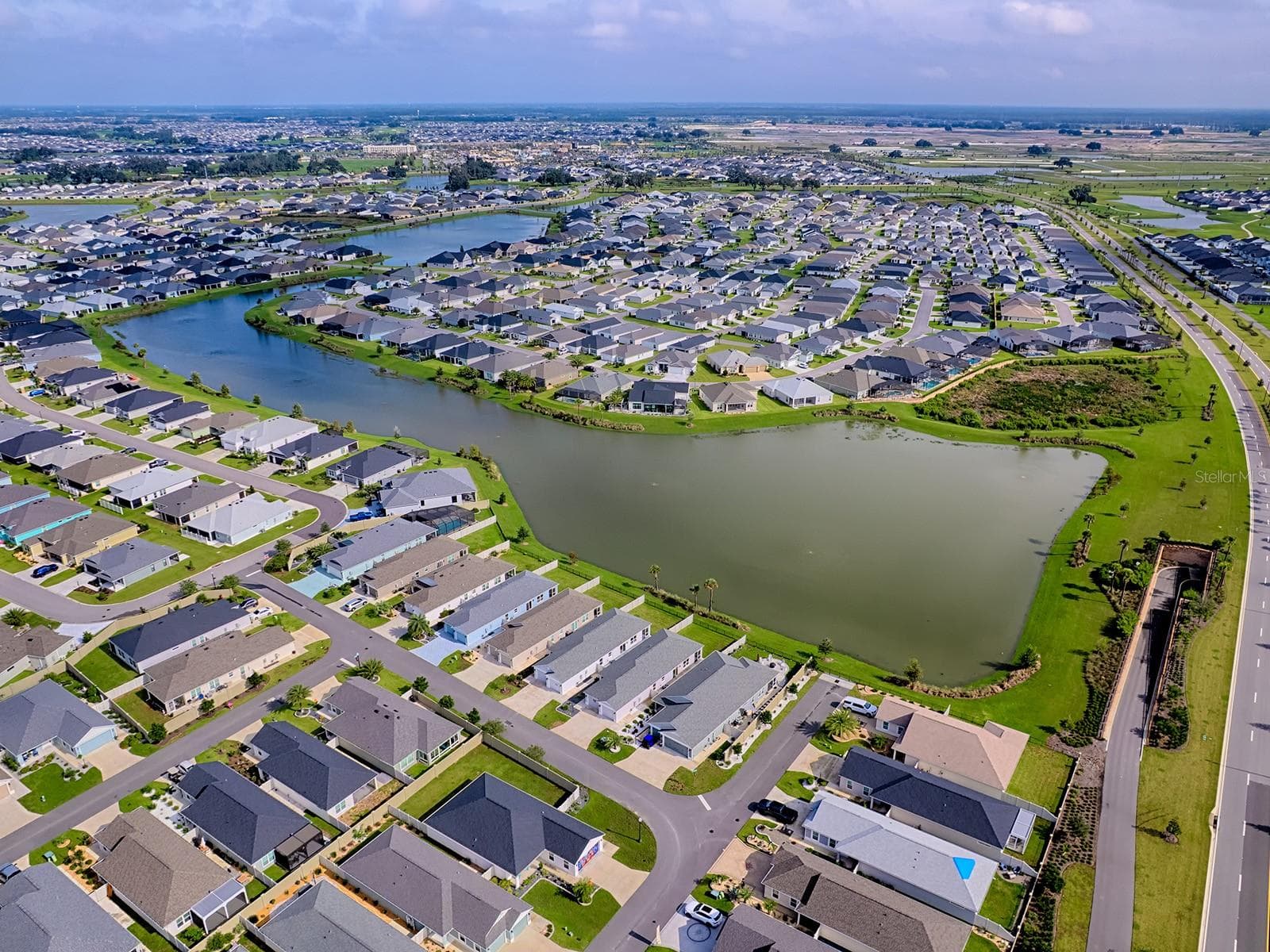 North looking view of Eastport top left - 1359 DARREN DR, THE VILLAGES
