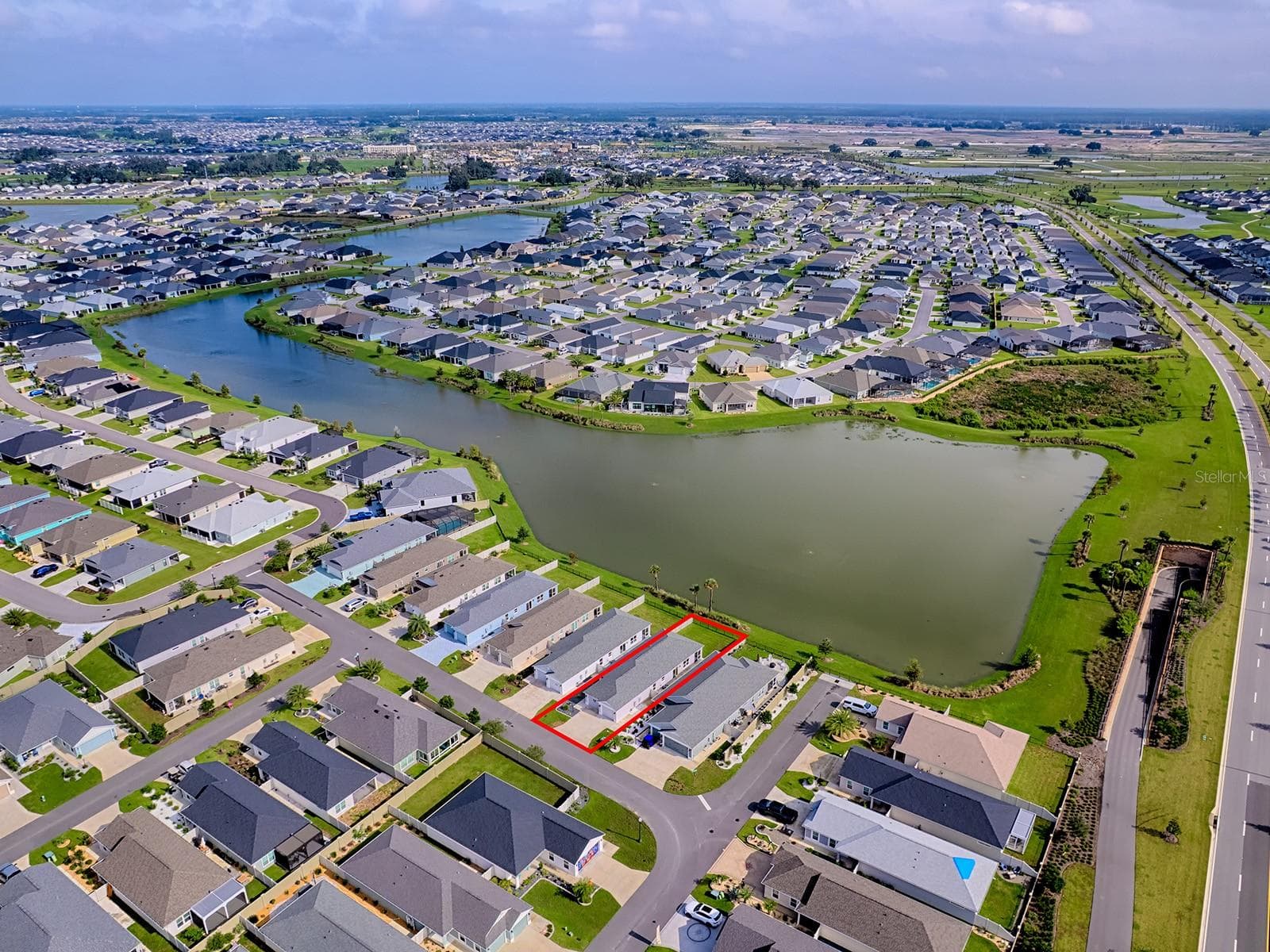View of Eastport with home marked - 1359 DARREN DR, THE VILLAGES