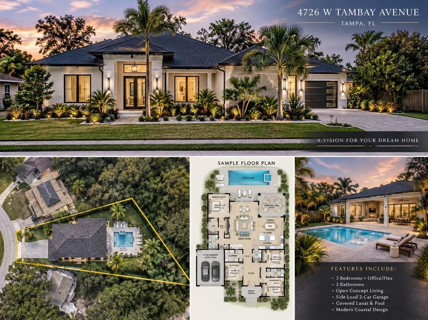 Virtual Rendering - 4726 W TAMBAY AVE, TAMPA