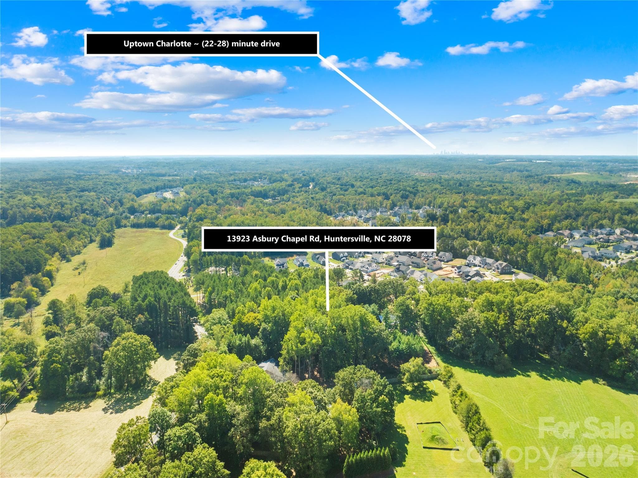 Single Family Residence at 13923 Asbury Chapel Road, Huntersville, photo 44 of 46