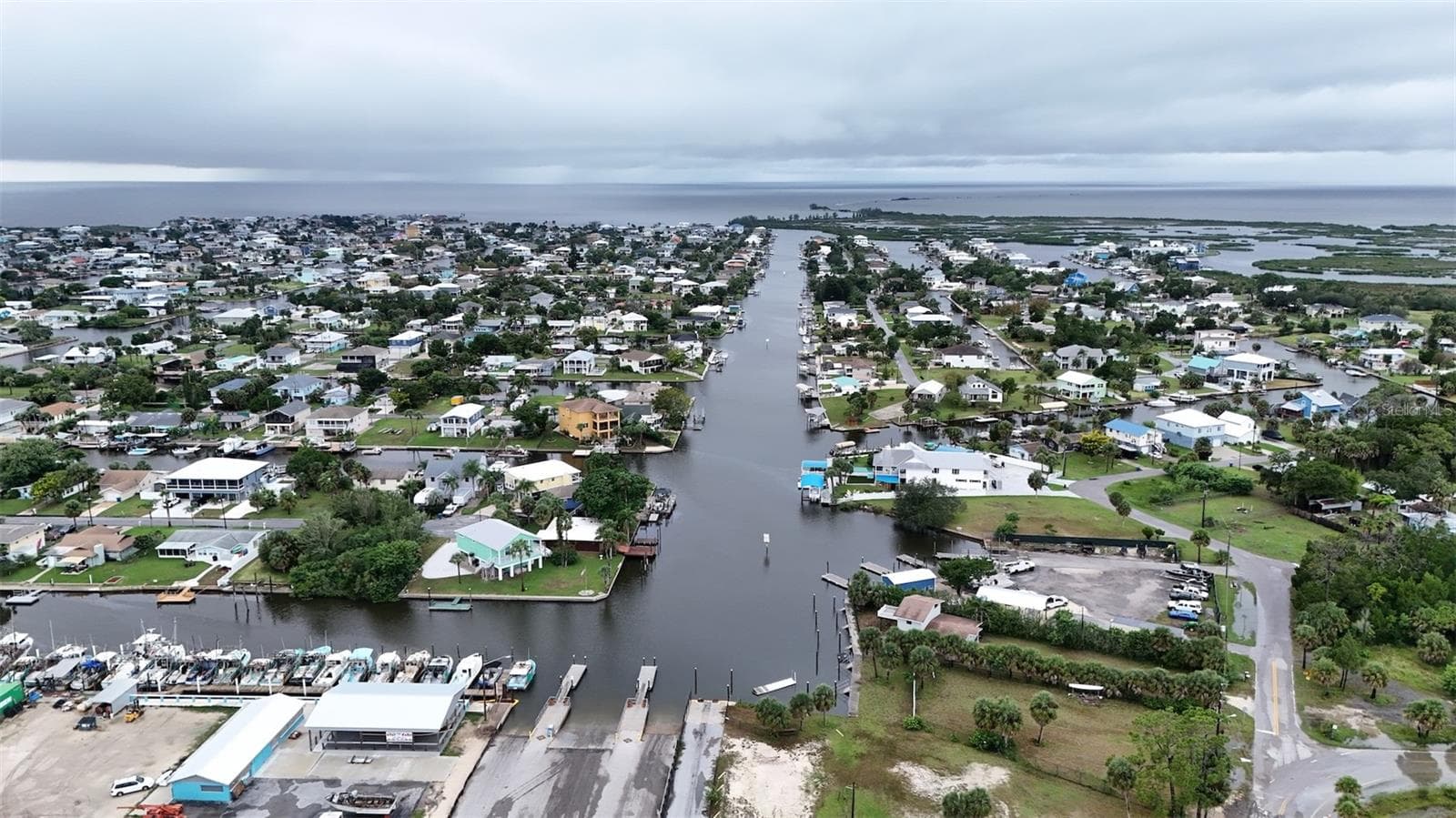Hernando Beach Boat Ramp - Aerial - PINEDALE CT, HERNANDO BEACH