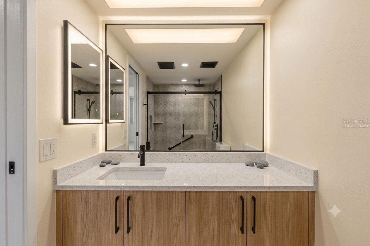 Virtually Staged - Bathroom 1 - 605 OAKS DR #607, POMPANO BEACH
