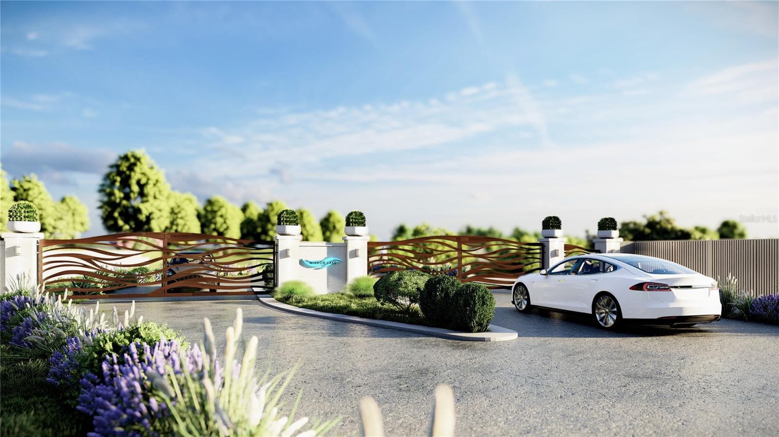 Rendering of Planned Entry Gate - 142 TRANQUIL MIRROR LAKE CT #Lot 18, CLERMONT