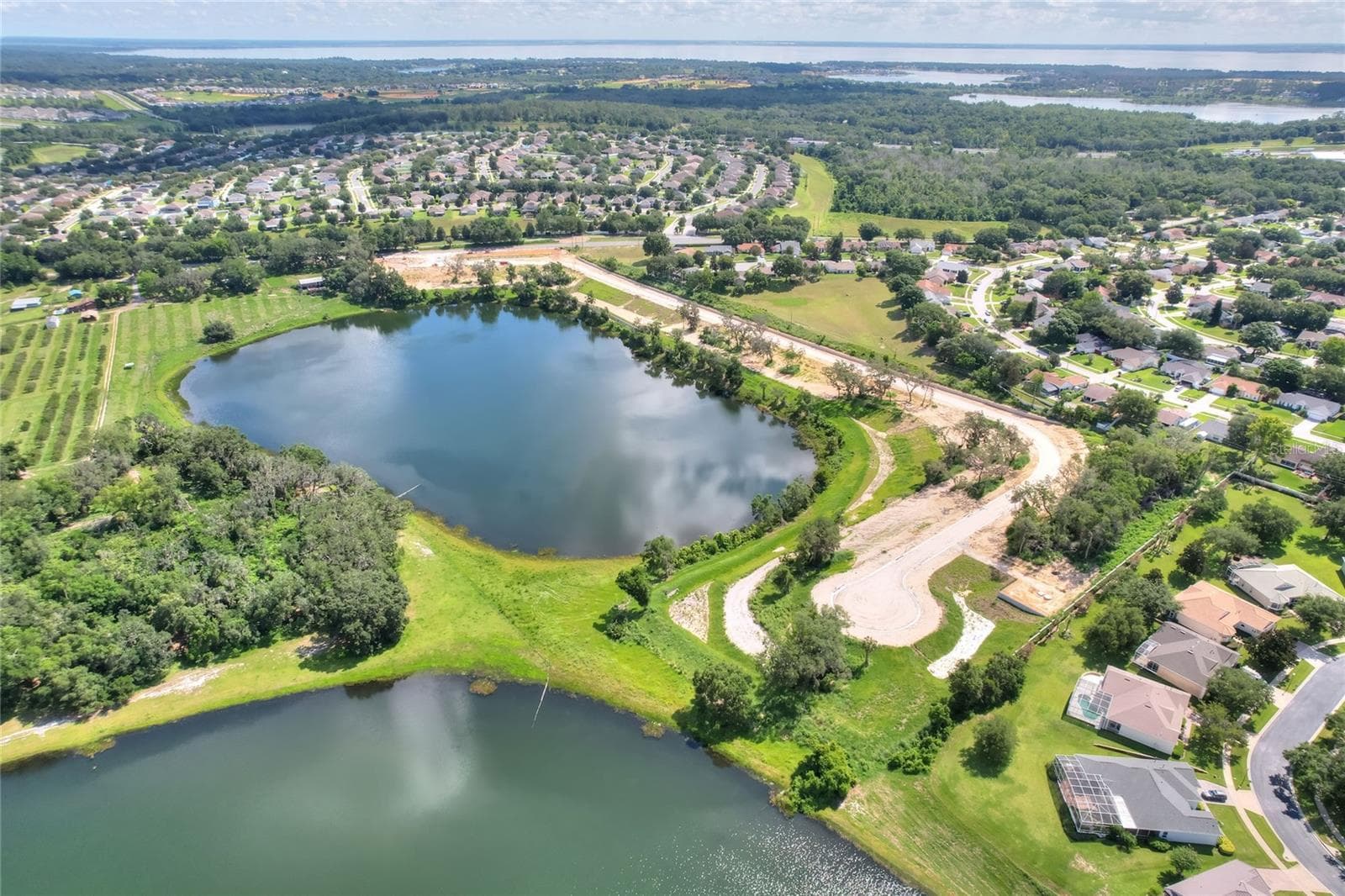 Looking NE - 161 TRANQUIL MIRROR LAKE CT #Lot 9, CLERMONT