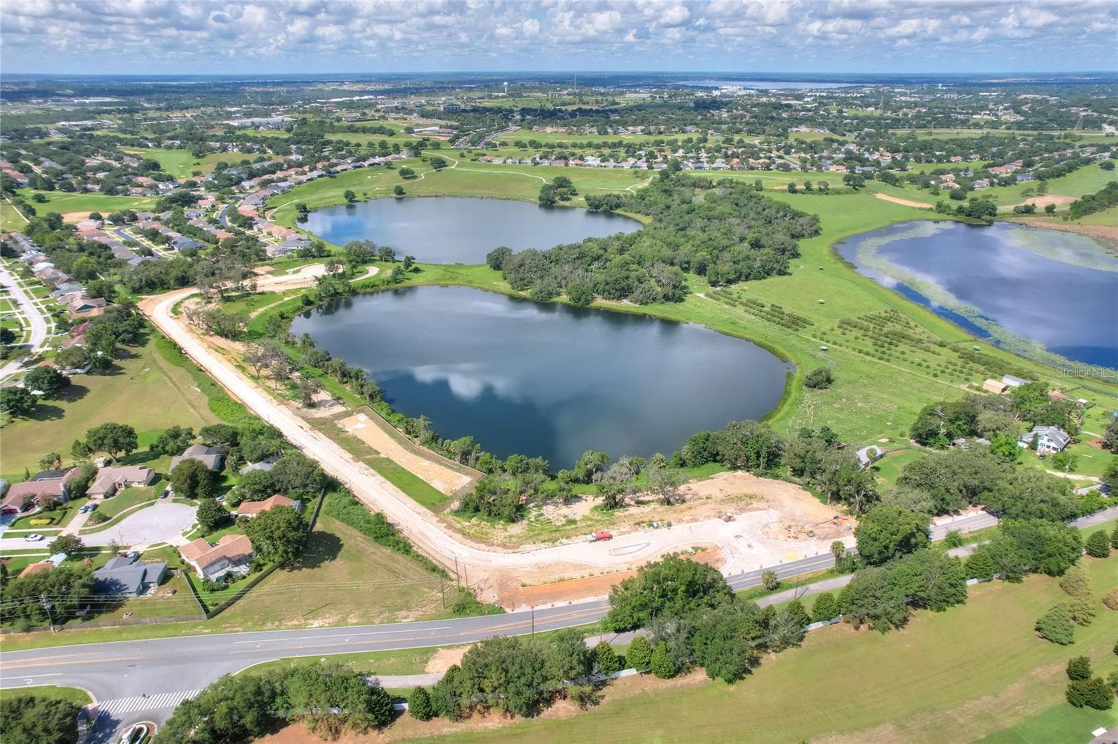 Site Looking SW - 189 TRANQUIL MIRROR LAKE CT #Lot 4, CLERMONT