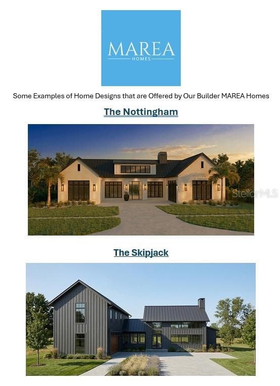 Examples of home designs by MAREA Homes - 177 TRANQUIL MIRROR LAKE CT #Lot 5, CLERMONT