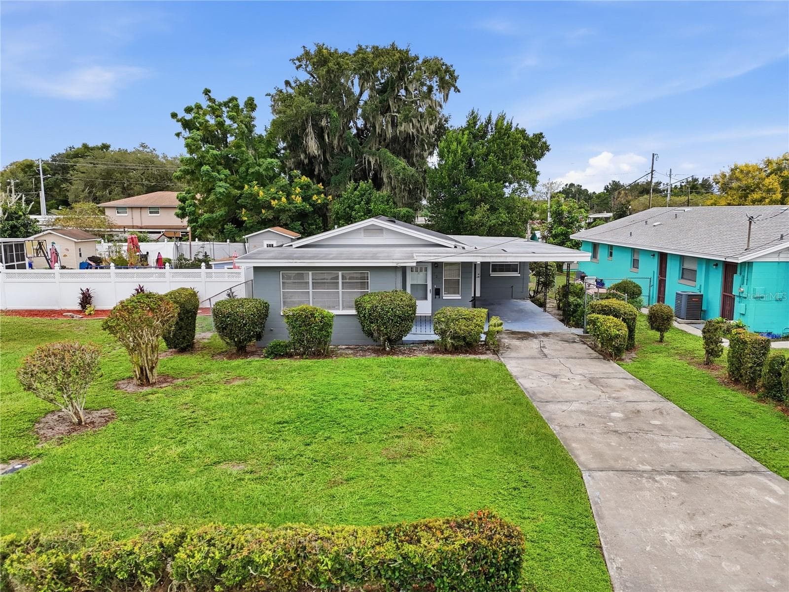 Front Aerial - 420 AVENUE U NE, WINTER HAVEN