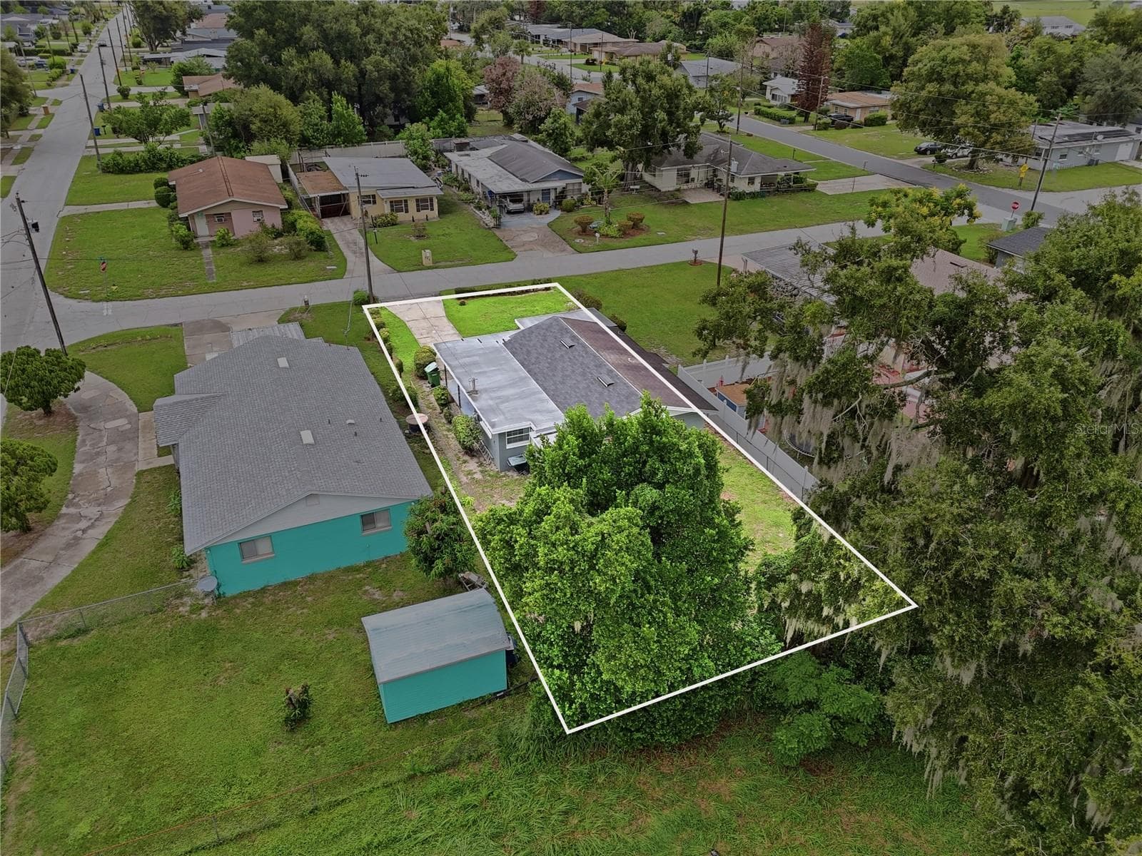 Aerial view - 420 AVENUE U NE, WINTER HAVEN