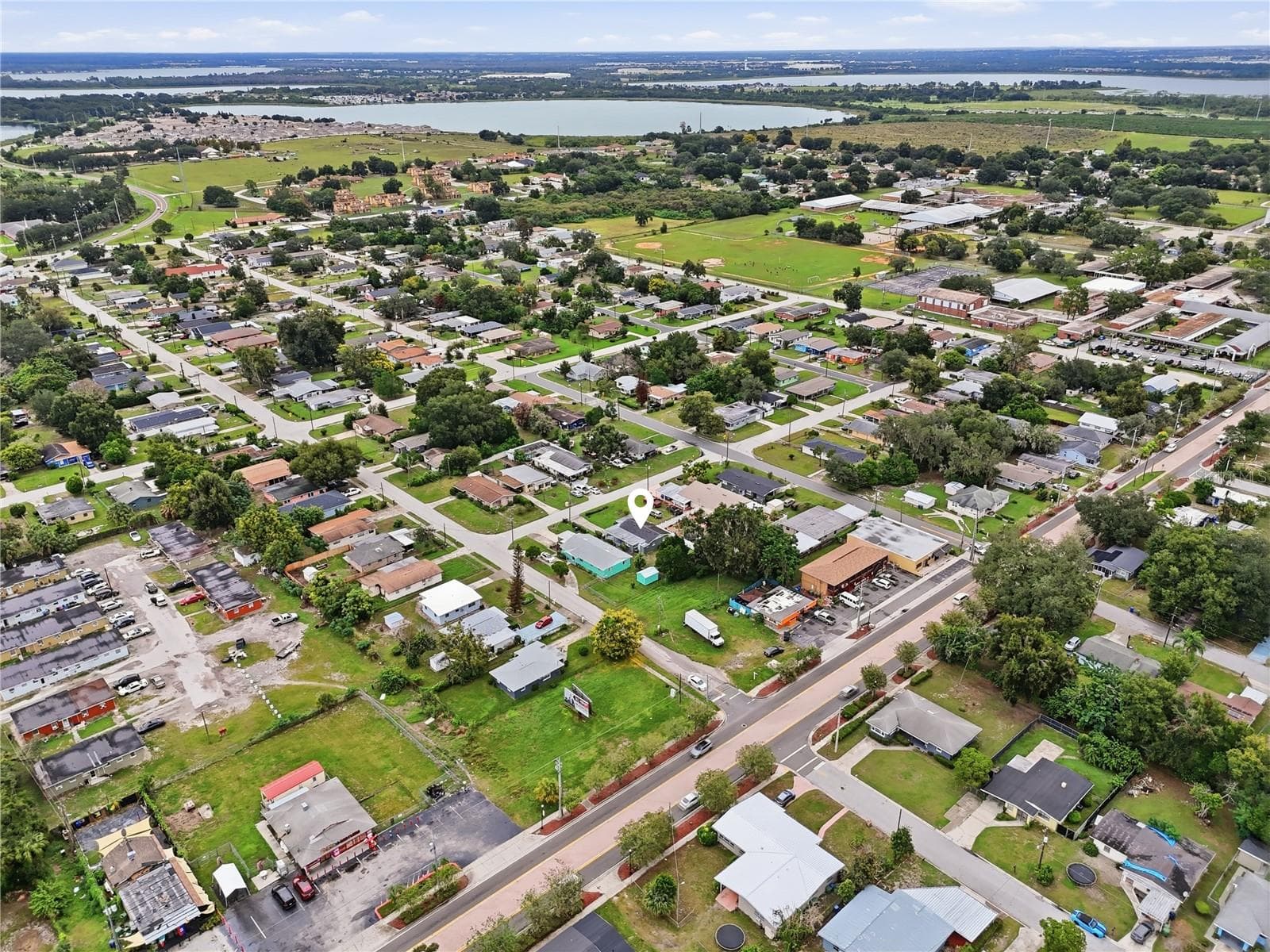 Aerial view - 420 AVENUE U NE, WINTER HAVEN