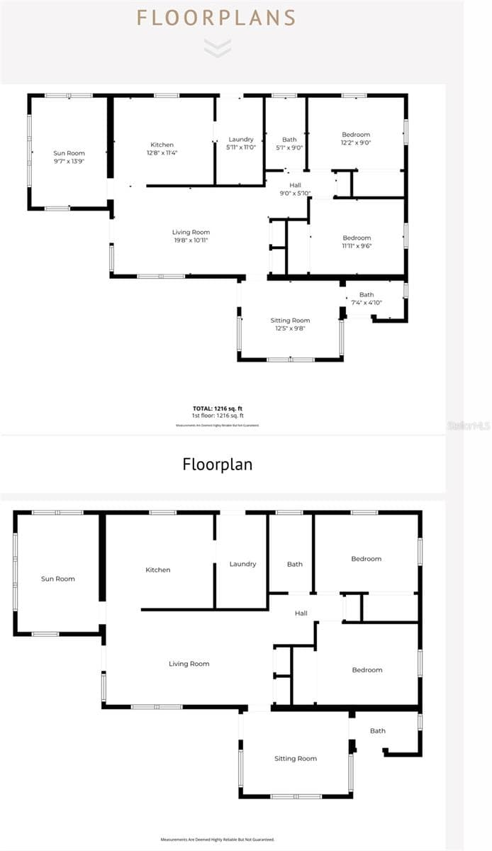 Floor Plan - 420 AVENUE U NE, WINTER HAVEN