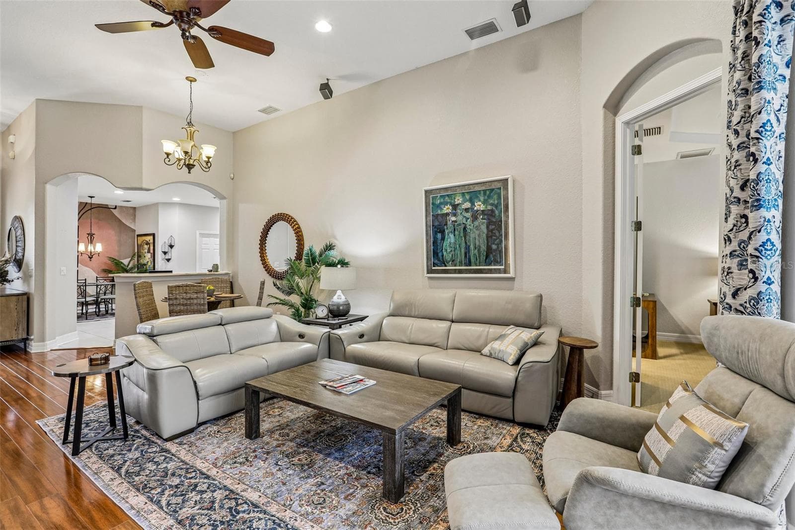 LR toward kitchen - 27443 MISTFLOWER DR, WESLEY CHAPEL