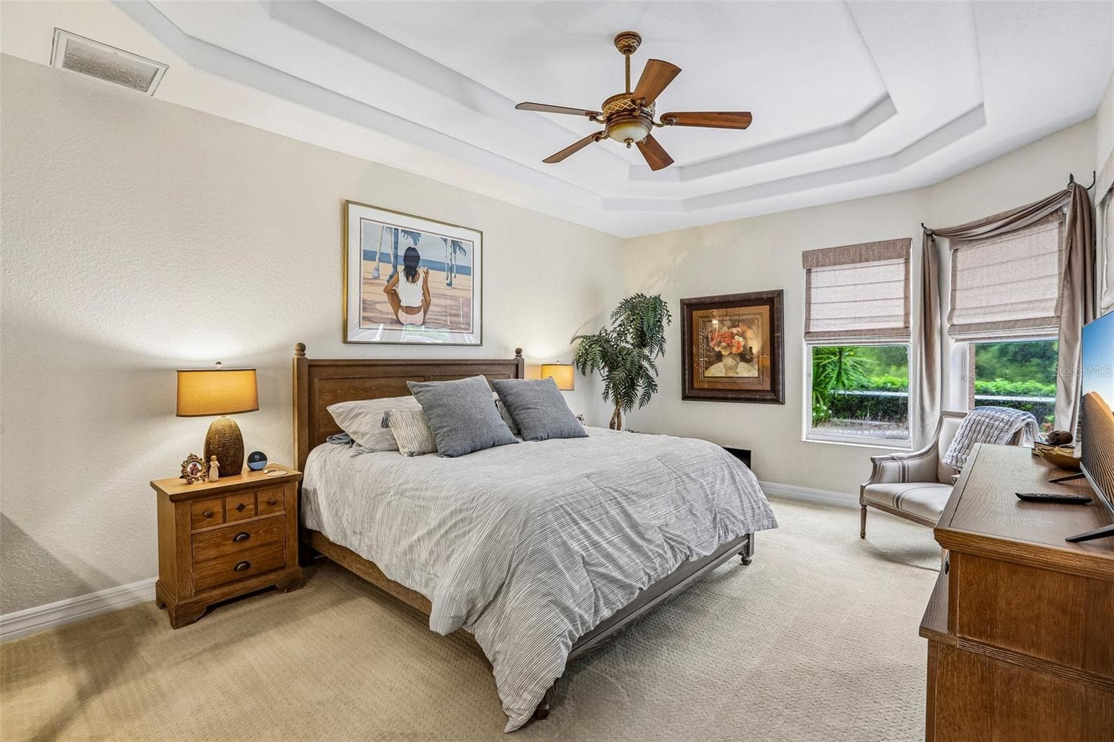 Master BR / trey ceilings - 27443 MISTFLOWER DR, WESLEY CHAPEL
