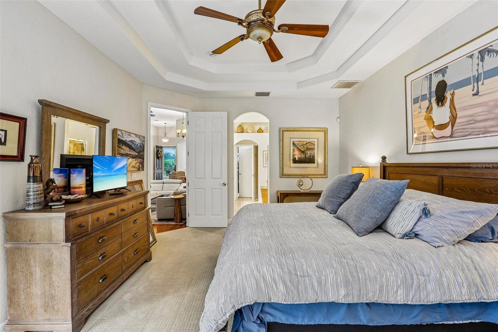 Master BR toward bath - 27443 MISTFLOWER DR, WESLEY CHAPEL