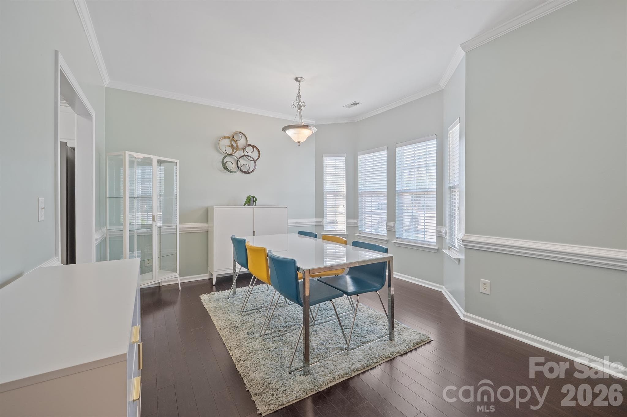 Spacious dining room just outside of the kitchen. - 4144 Kenton Glenn Court NW, Concord