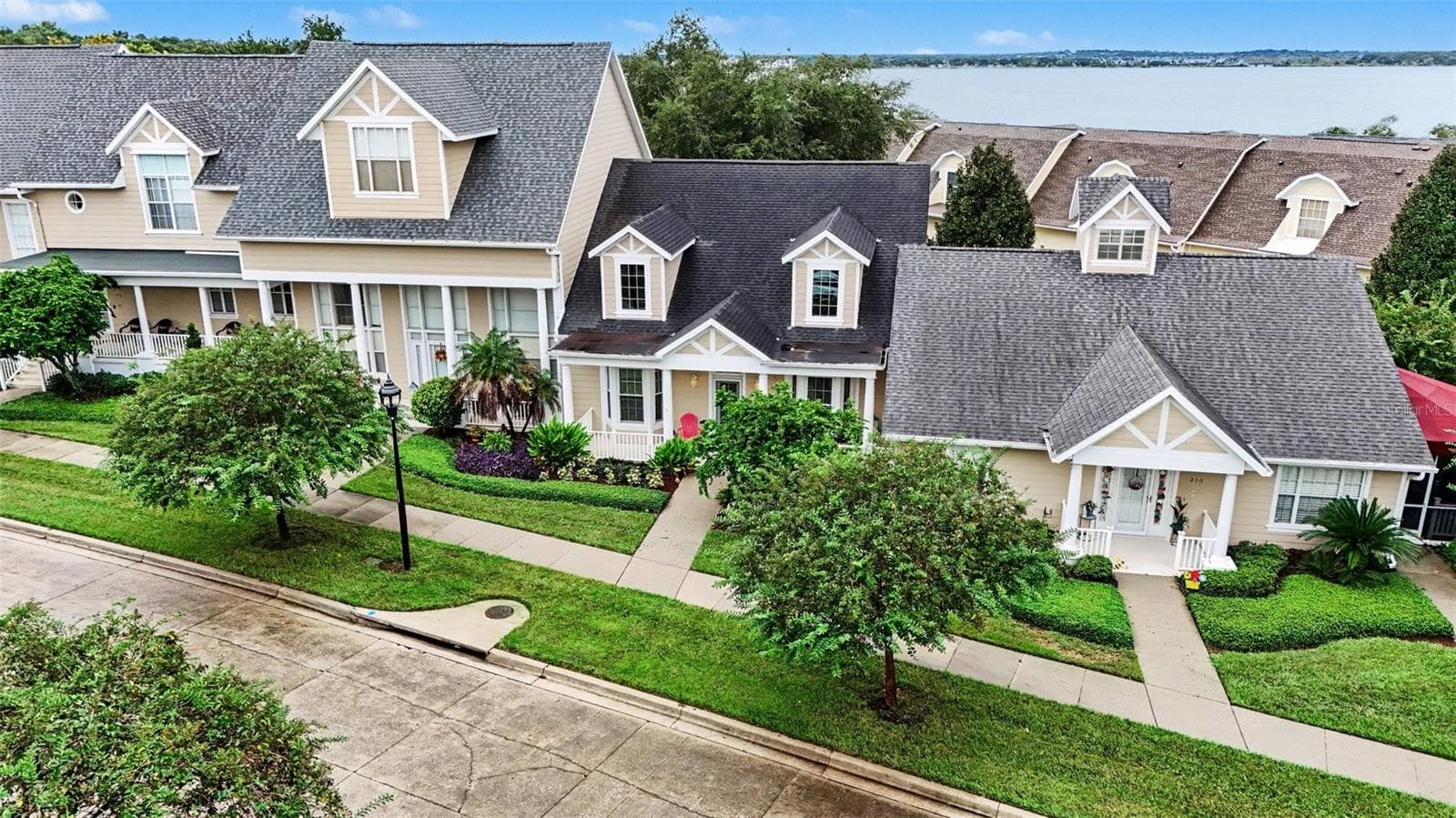 Aerial Front View of the Property - 190 HARBOUR COVE WAY, CLERMONT