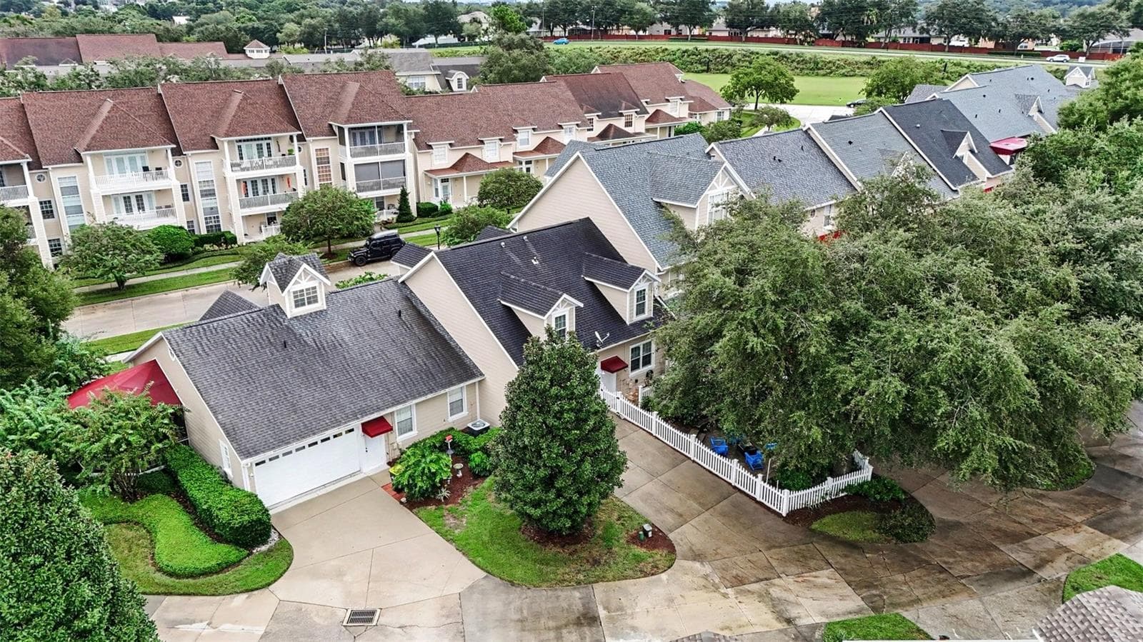 Aerial Rear View of the Property - 190 HARBOUR COVE WAY, CLERMONT