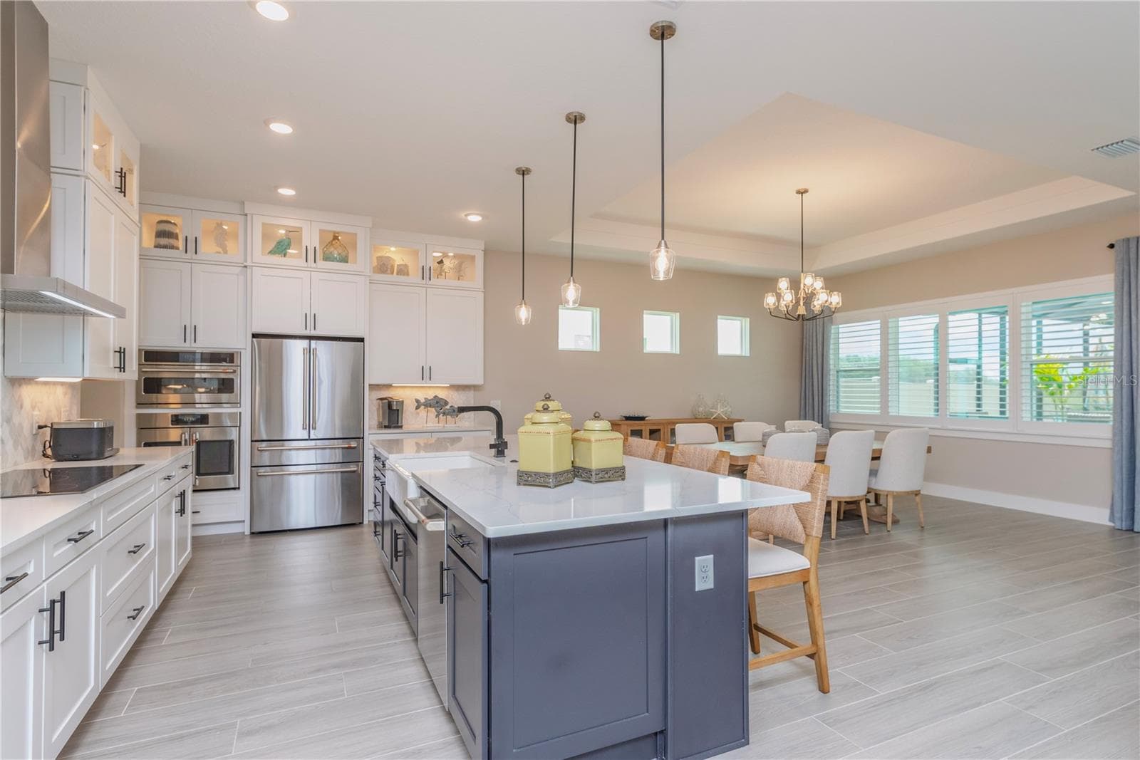 Gourmet kitchen with GE Cafe appliances. - 10706 TORCHWOOD SEA WAY, SAN ANTONIO