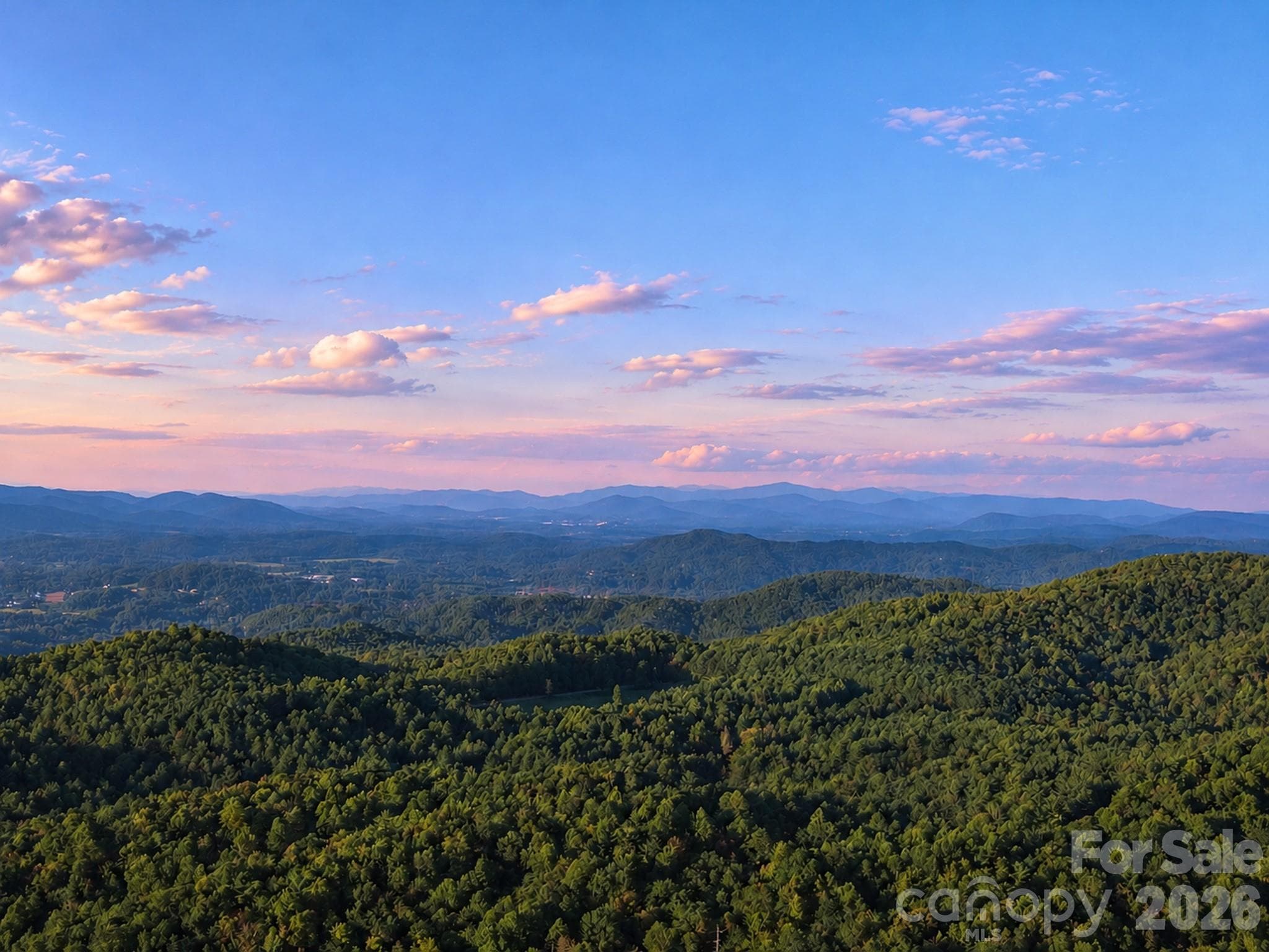 Long-range mountain and forest views overlooking the DuPont State Forest area. - 000 Bulling Creek Road, Penrose