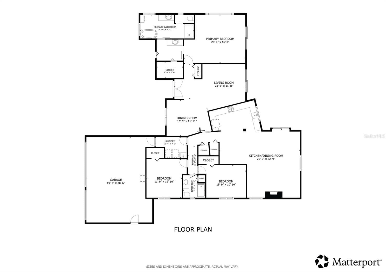 GENERAL LAYOUT OF PROPERTY ALL MEASUREMENTS ARE APPROXIMATE TO BE VERIFIED BY BUYER(S) - 2194 PINNACLE CIR N, PALM HARBOR