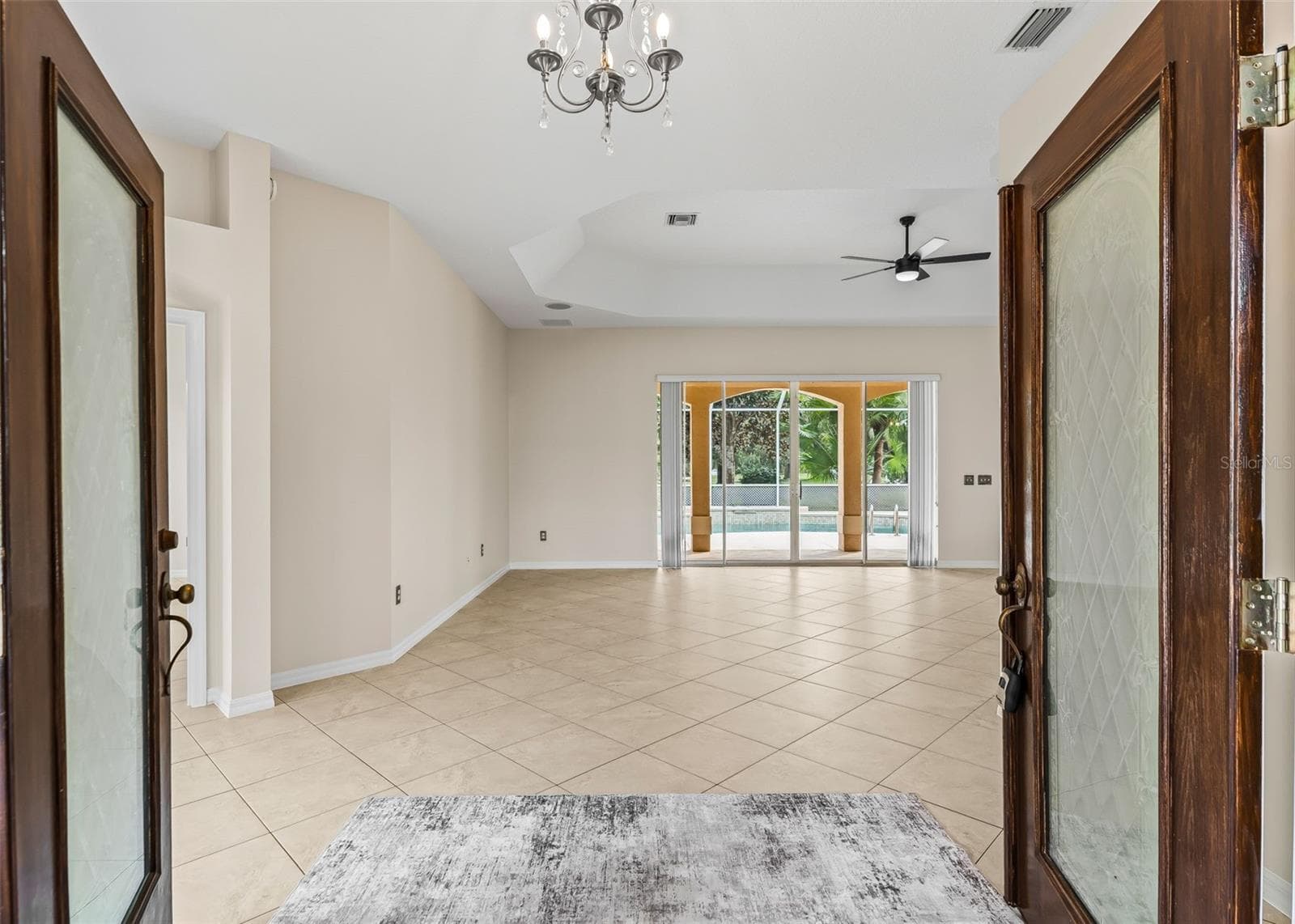 Double leaded glass doors - entrance - 1802 ESTAFANA WAY, THE VILLAGES