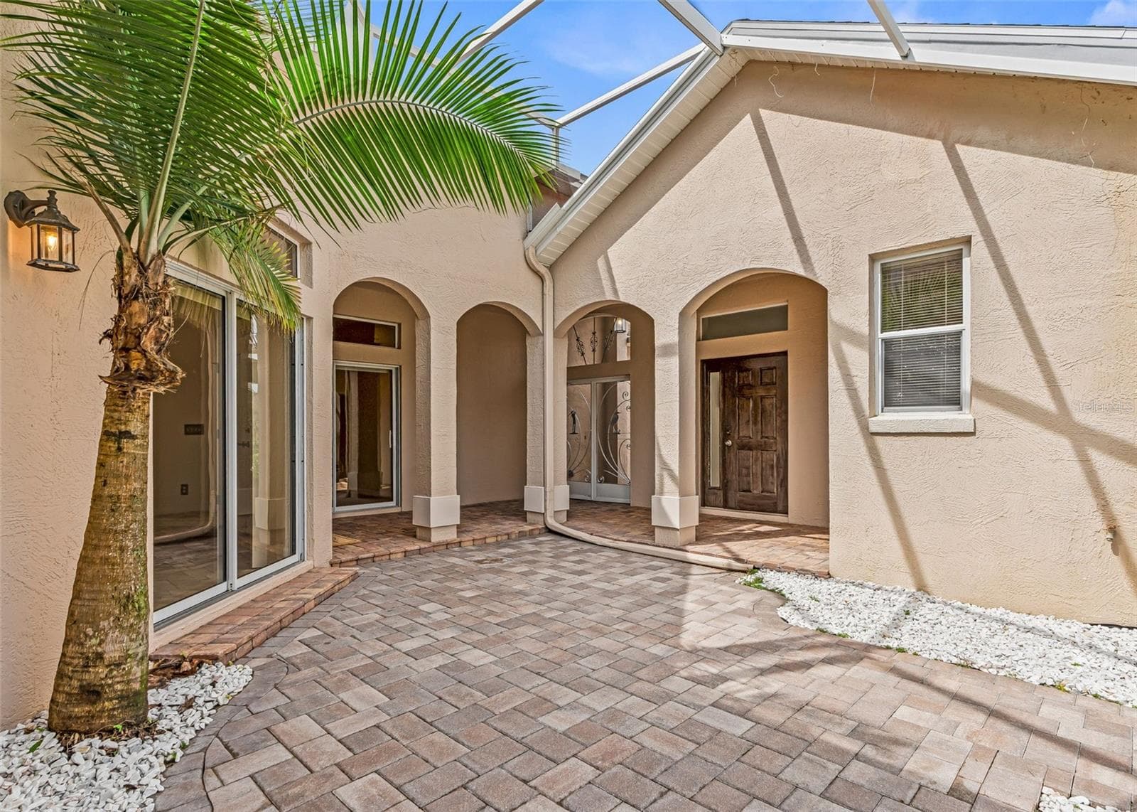 Screened courtyard - 1802 ESTAFANA WAY, THE VILLAGES