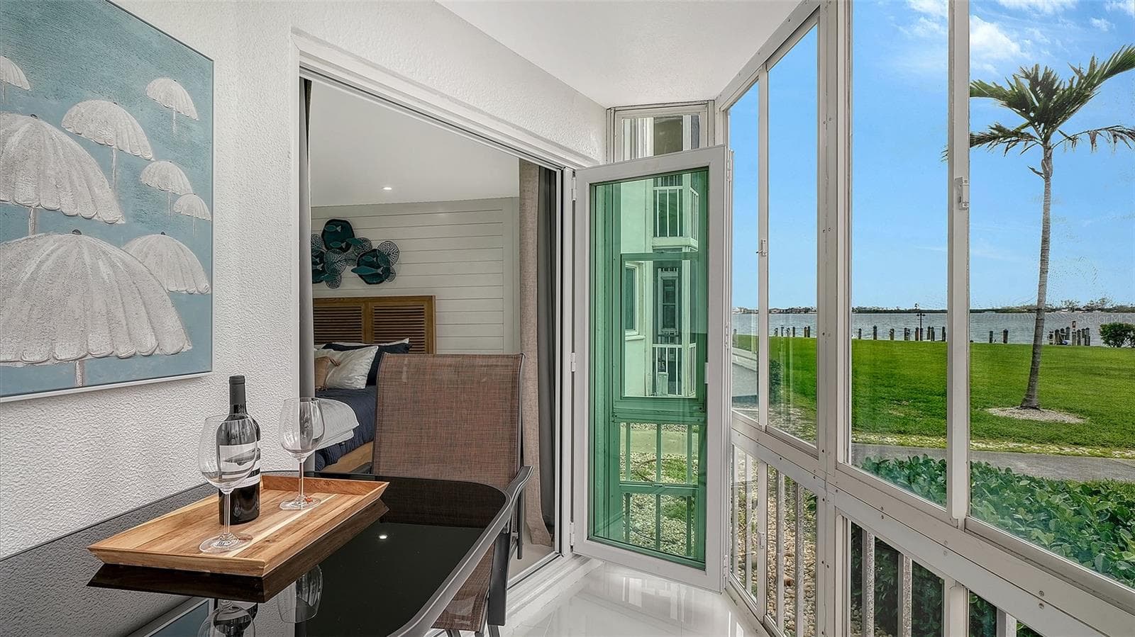 Bi-fold high impact sliding glass doors. - 771 JOHN RINGLING BLVD #5, SARASOTA