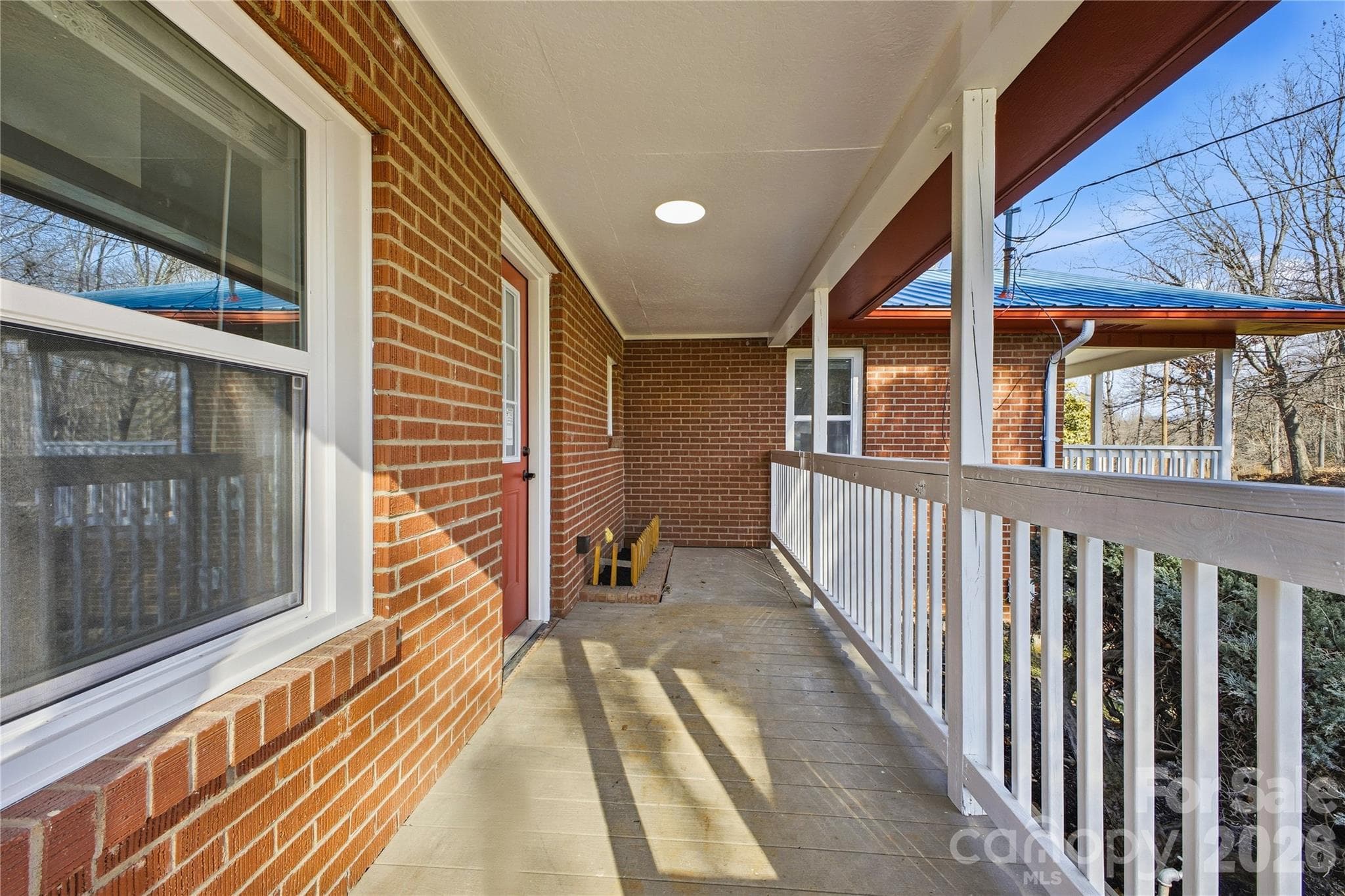 Covered Deck (20'9" x 5'7") - 349 Gorman Bridge Road, Asheville