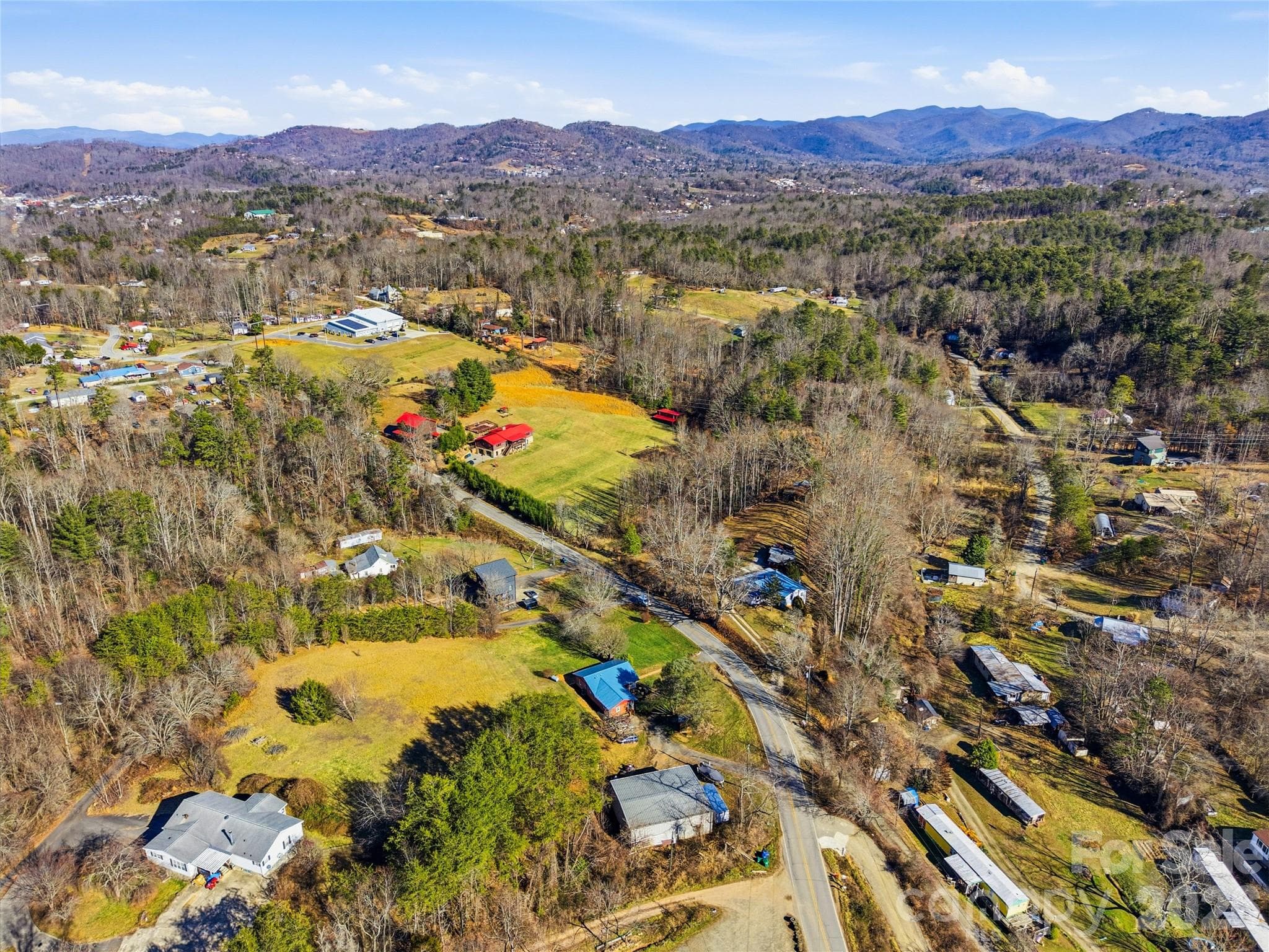 House Aerial - 349 Gorman Bridge Road, Asheville
