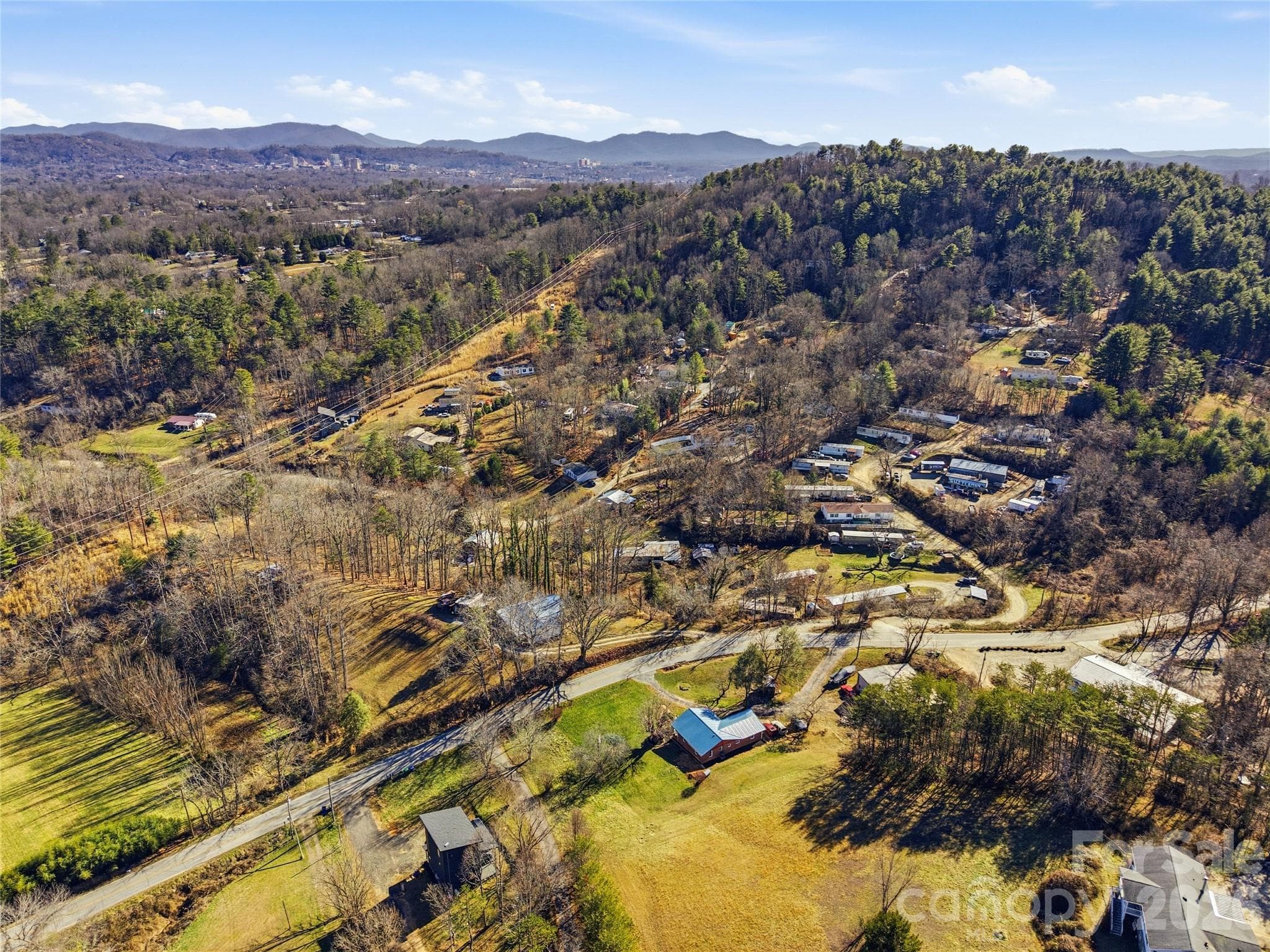 House Aerial 2 - 349 Gorman Bridge Road, Asheville