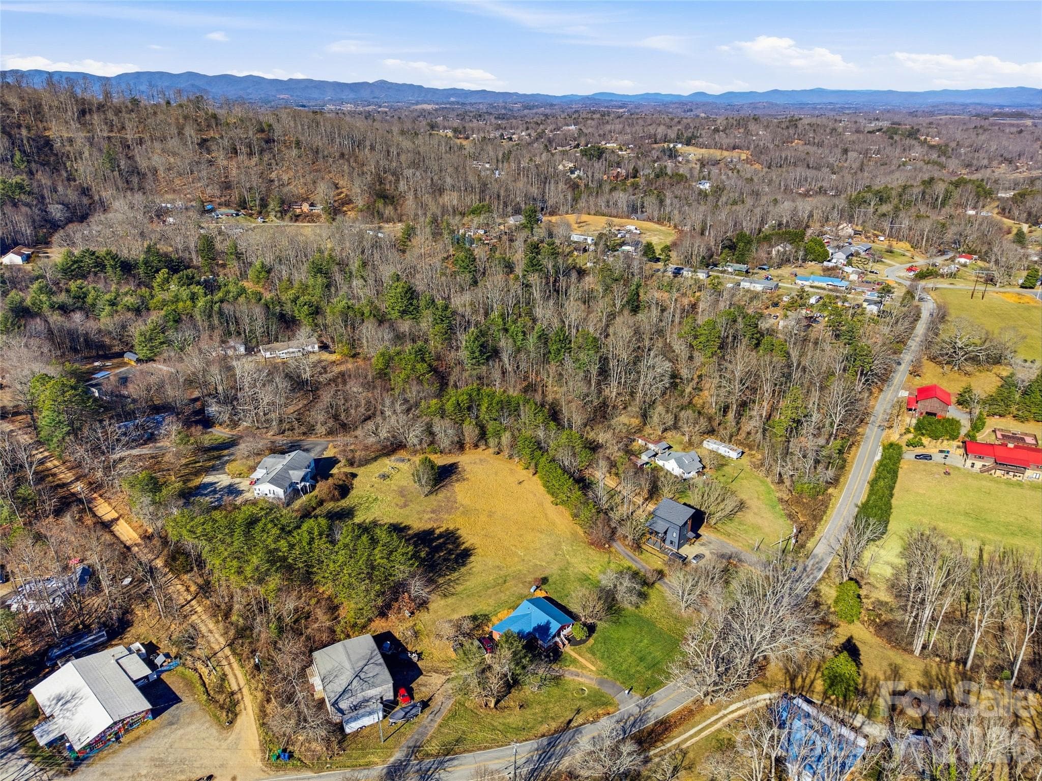 House Aerial 3 - 349 Gorman Bridge Road, Asheville