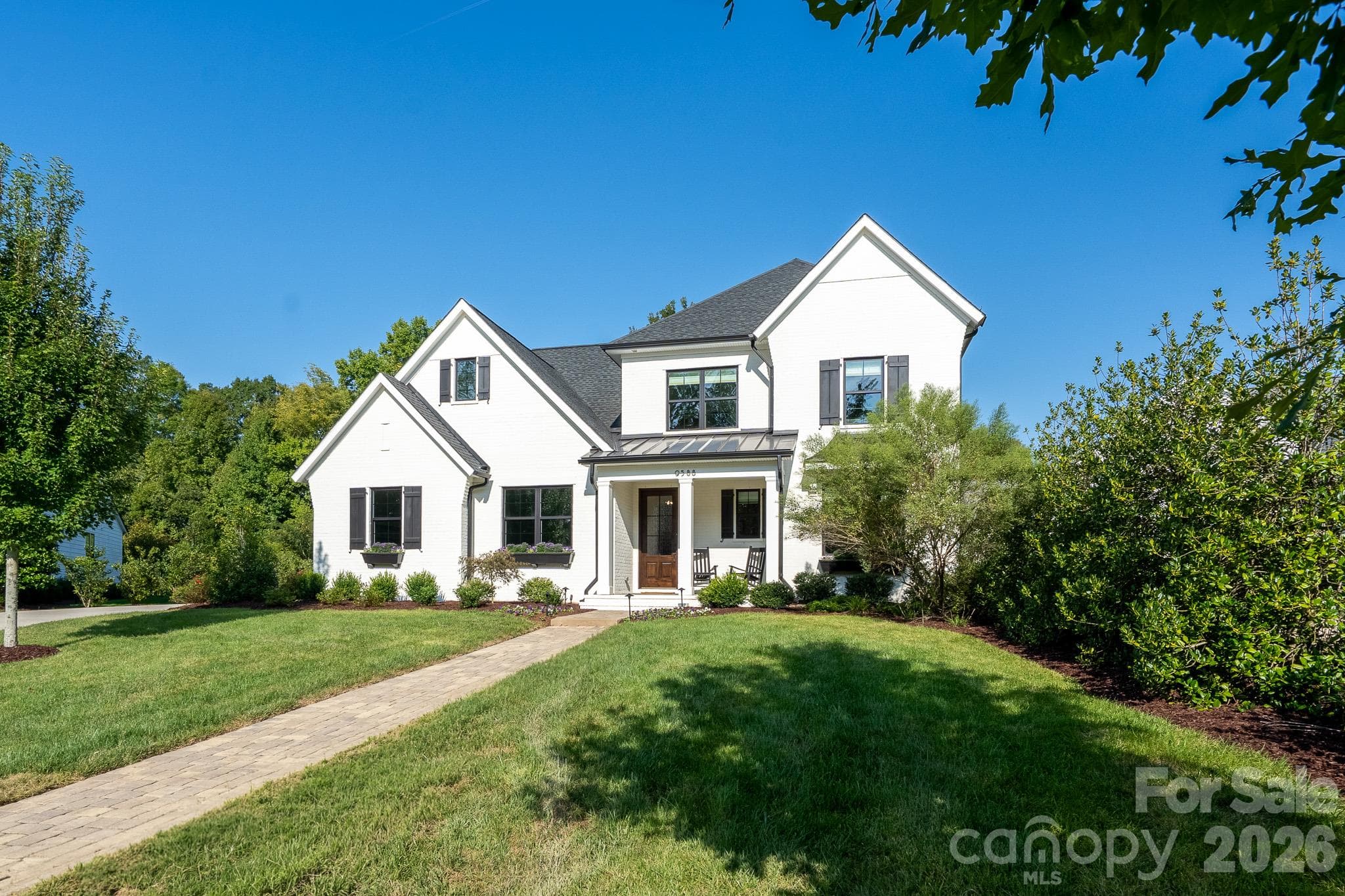 Side angle of front of Home - 9588 Pacing Lane NW, Concord