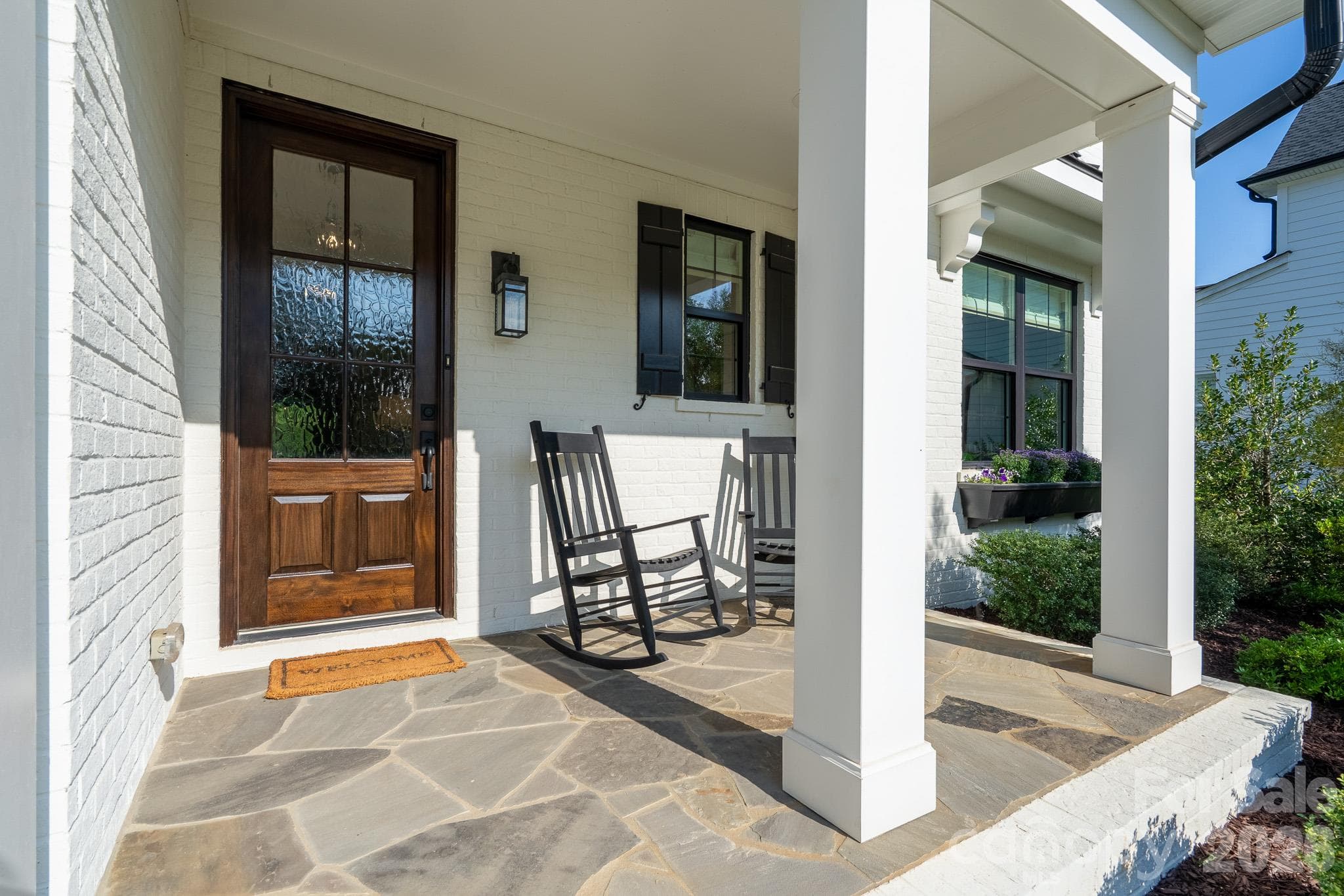 Flagstone front Porch - 9588 Pacing Lane NW, Concord